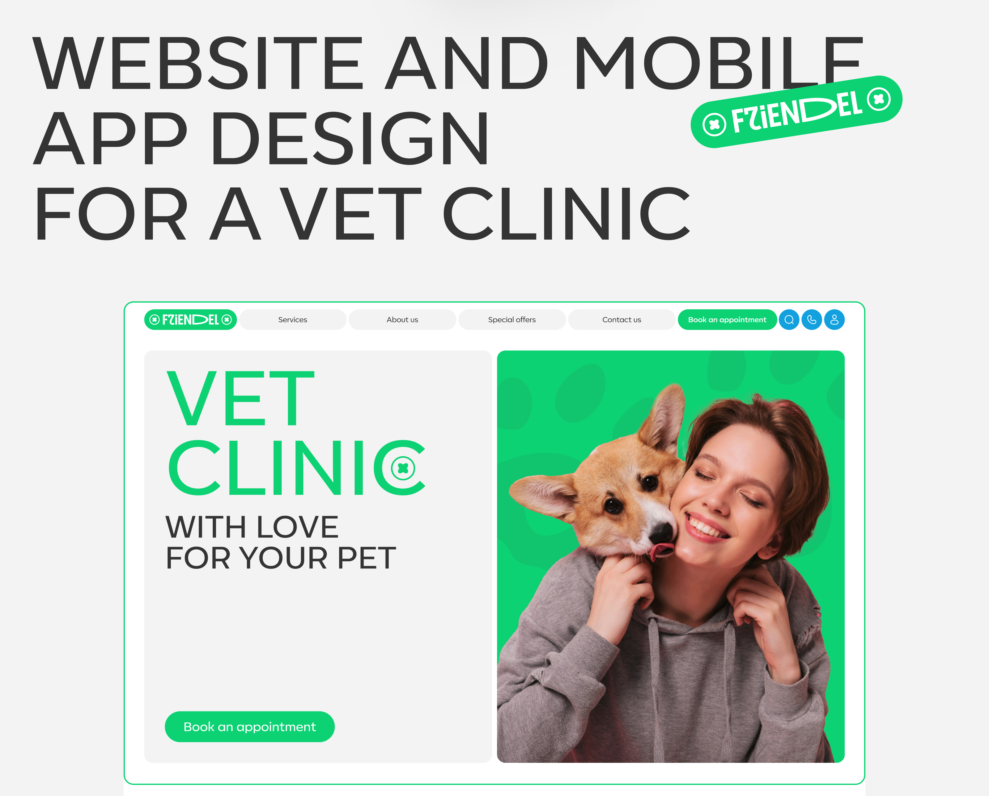 FRIENDEL | Vet clinic — Изображение №2 — Интерфейсы на Dprofile