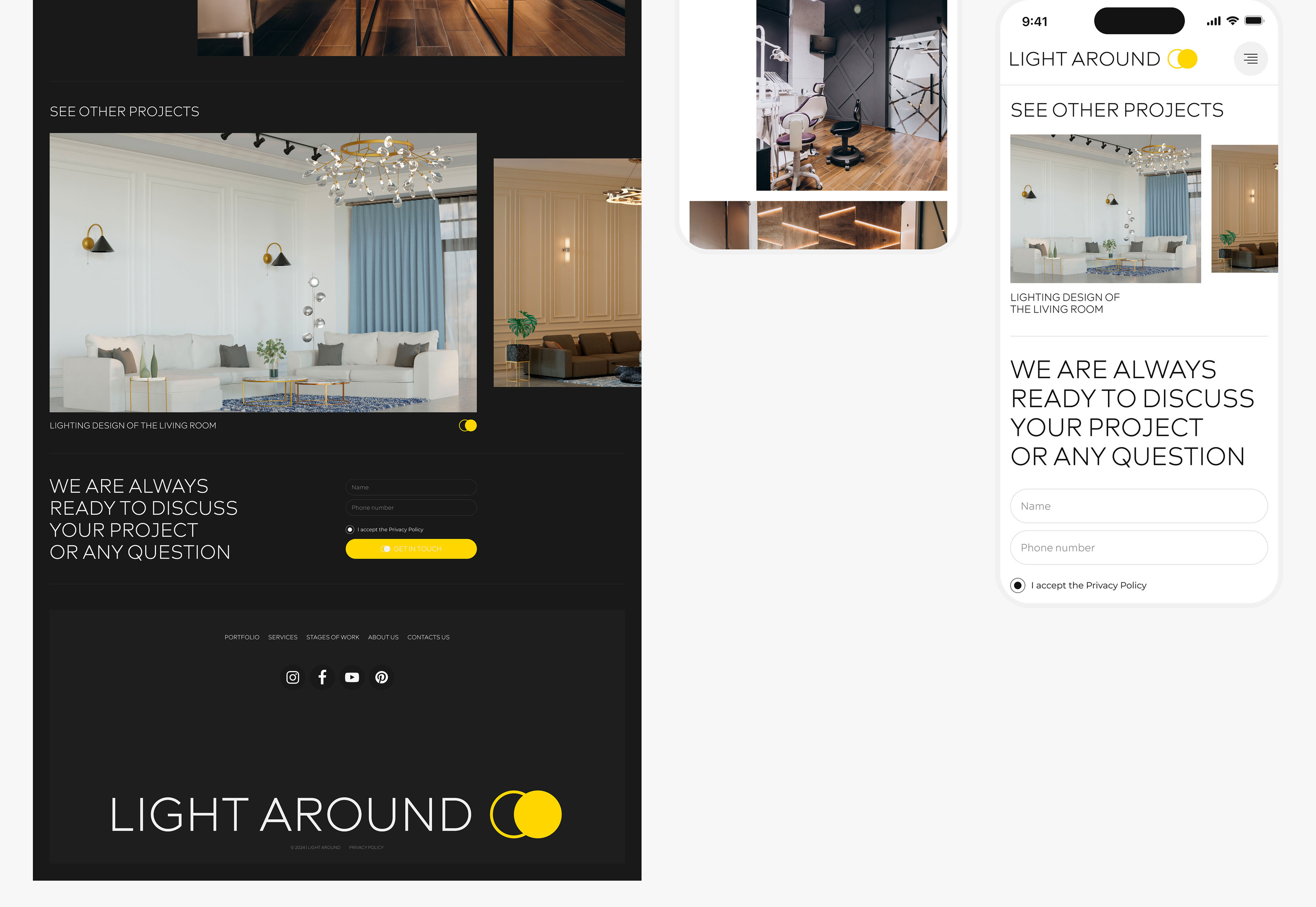 LIGHT AROUND | Design concept — Изображение №17 — Интерфейсы на Dprofile
