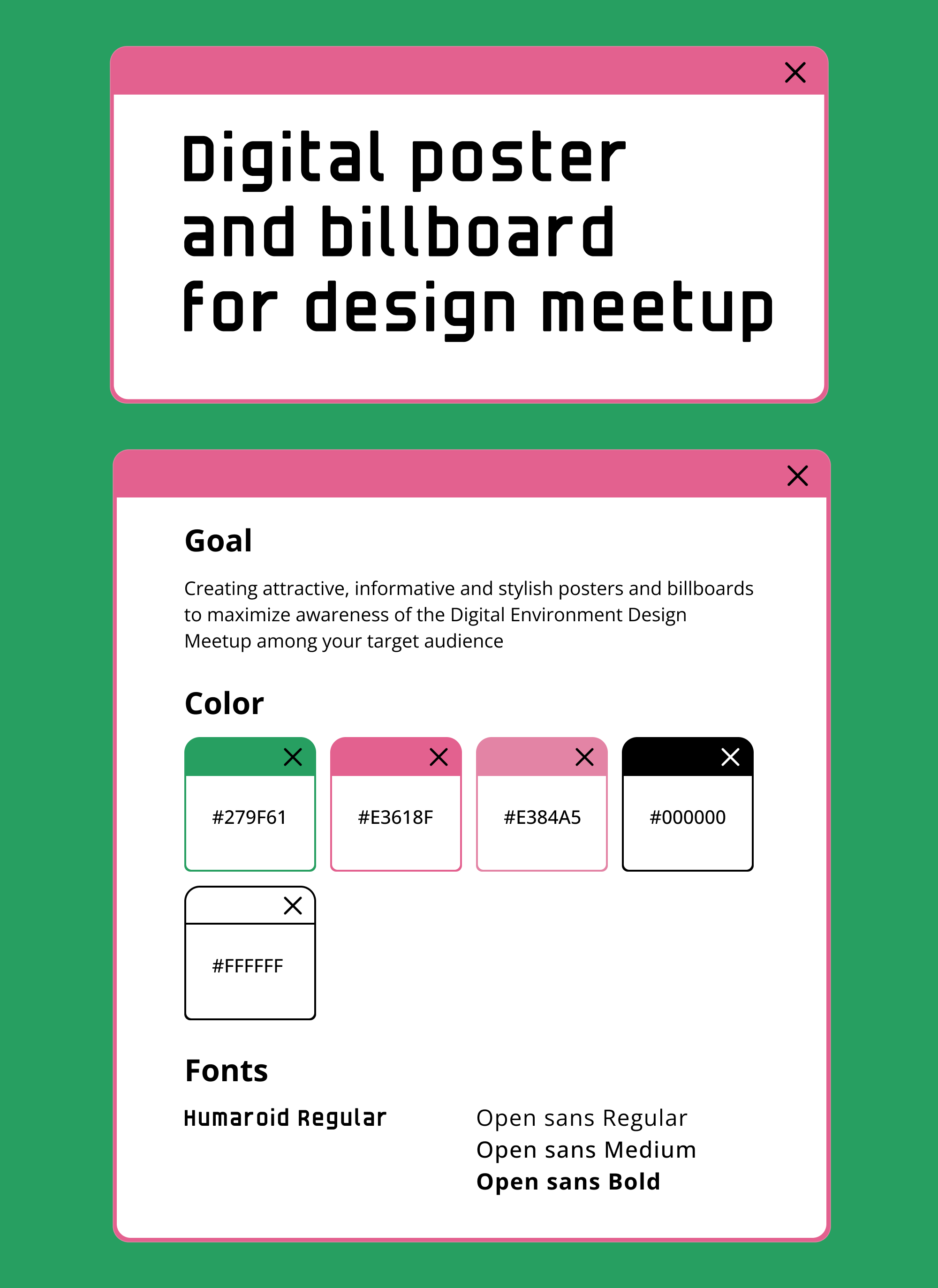 Digital poster and billboard for design meetup — Изображение №1 — Маркетинг на Dprofile