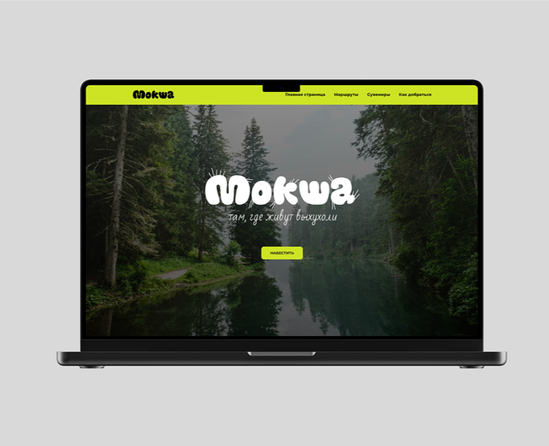 Сайт и мерч для заповедника «Мокша» — Интерфейсы, Брендинг на Dprofile