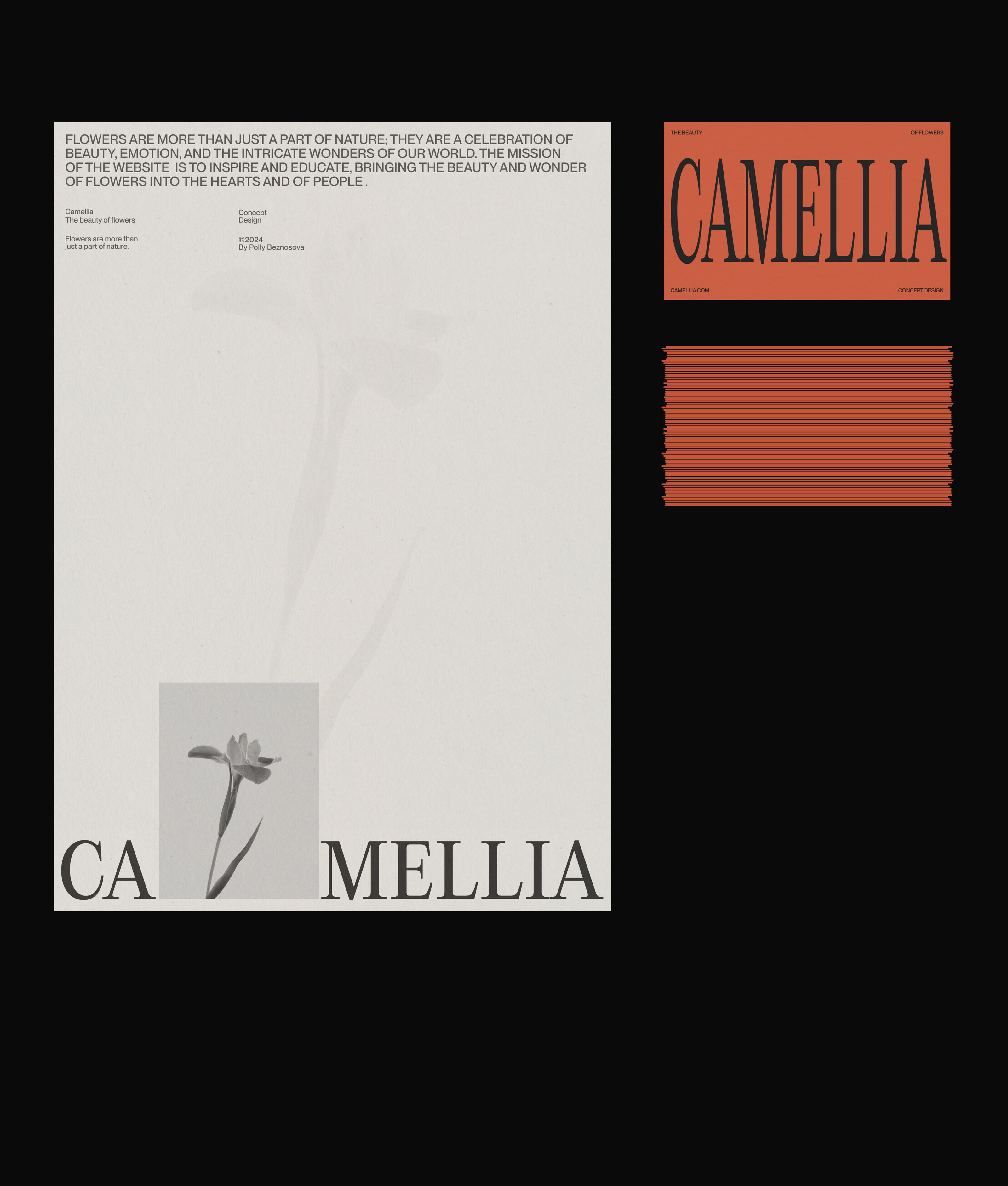 CAMELLIA, The beauty of flowers — Изображение №7 — Интерфейсы, Брендинг на Dprofile