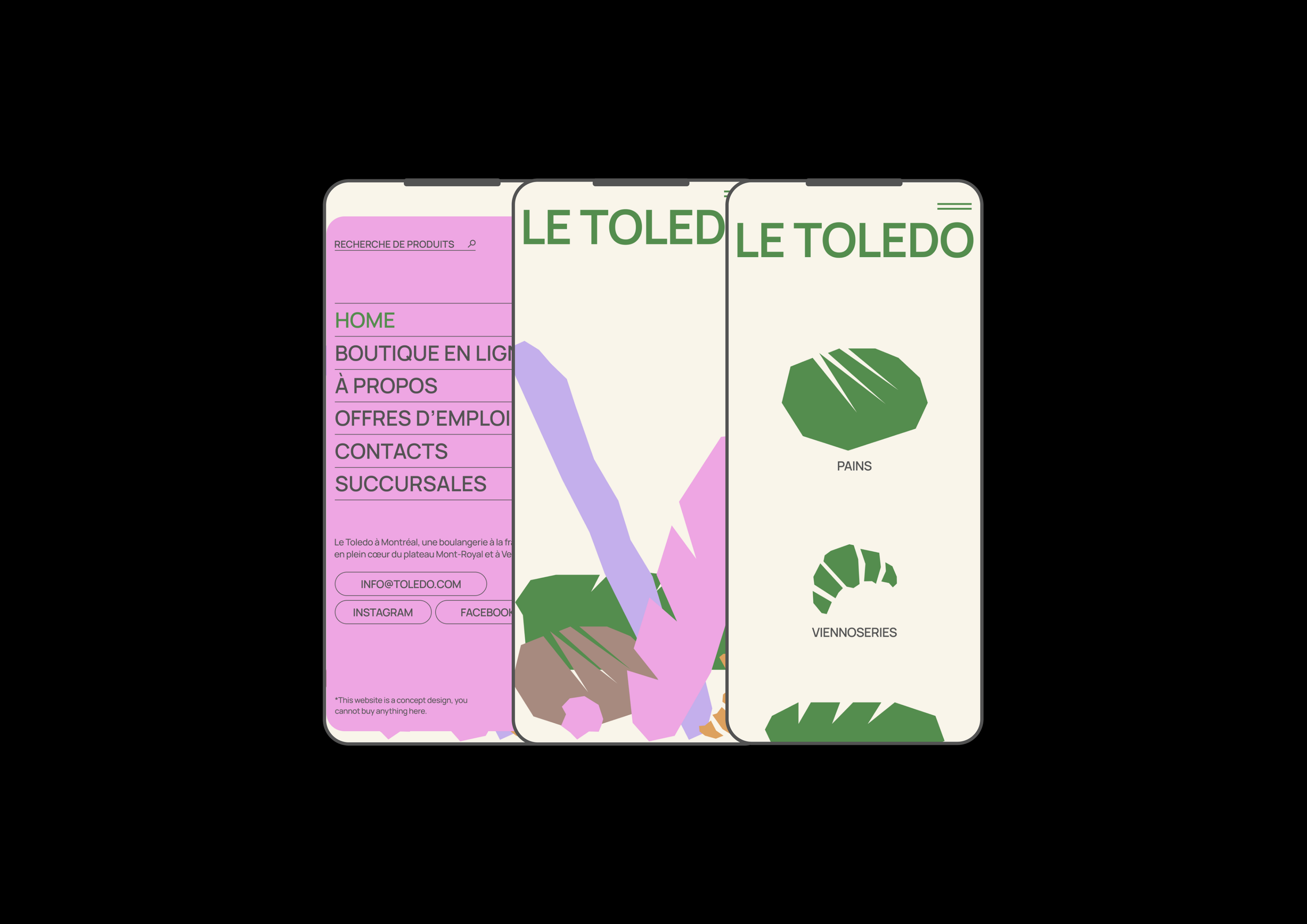 LE TOLEDO - Web Design & Branding for Bakery ©2024 — Изображение №4 — Интерфейсы, Брендинг на Dprofile