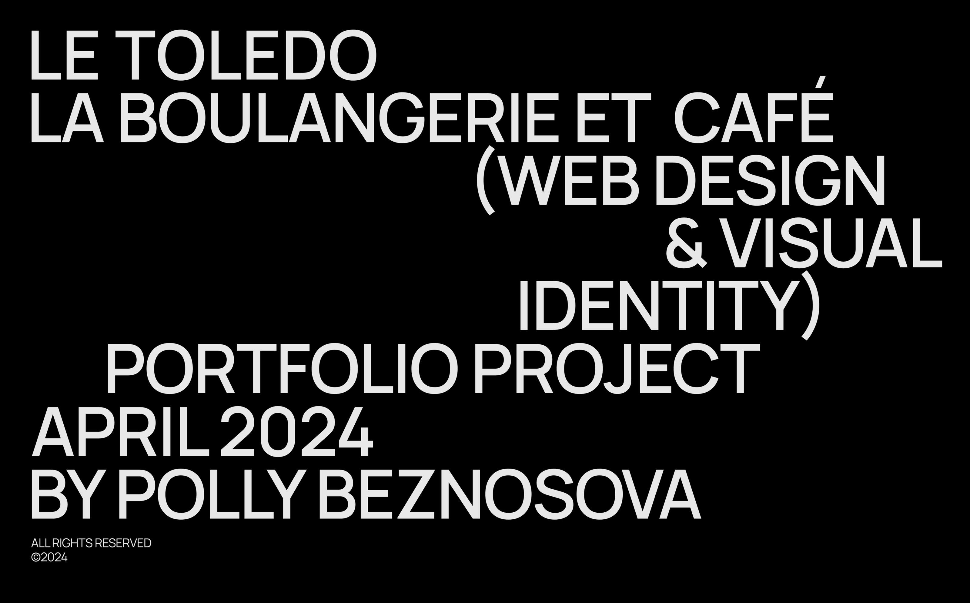 LE TOLEDO - Web Design & Branding for Bakery ©2024 — Изображение №2 — Интерфейсы, Брендинг на Dprofile