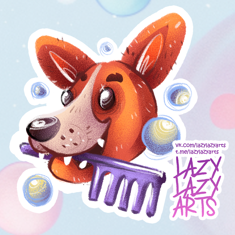 "GOOD BOY" grooming salon stickers — Изображение №4 — Иллюстрация на Dprofile