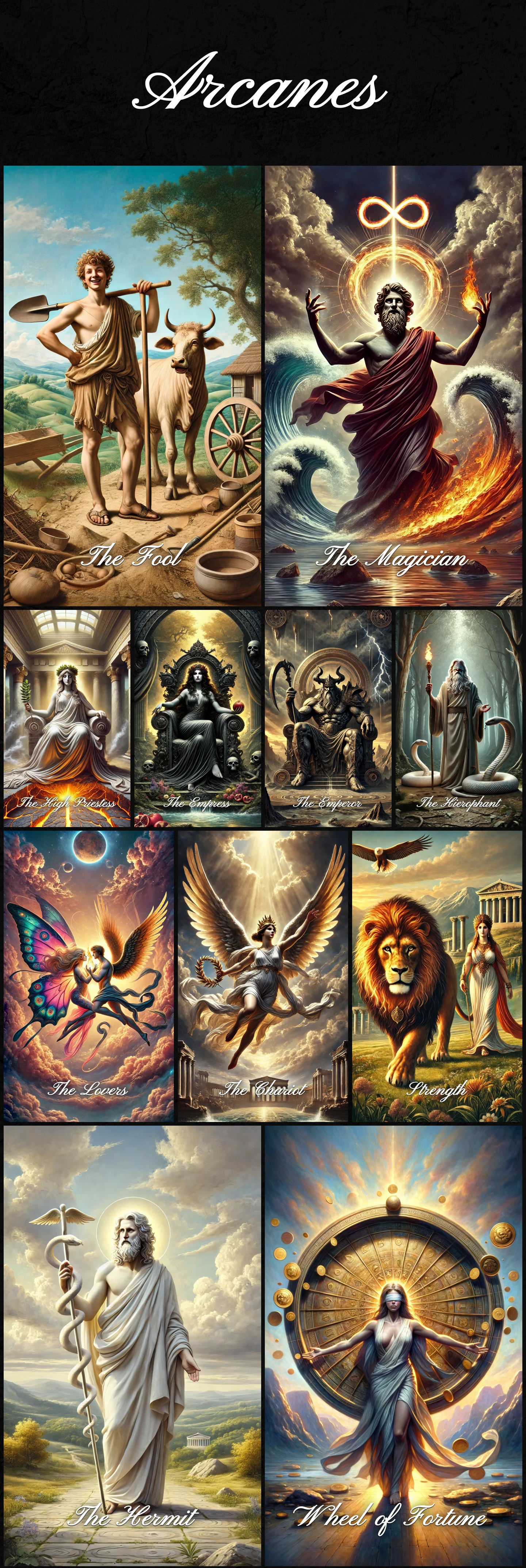 Olympic Tarot (AI Art Project) — Изображение №4 — Иллюстрация, Графика на Dprofile