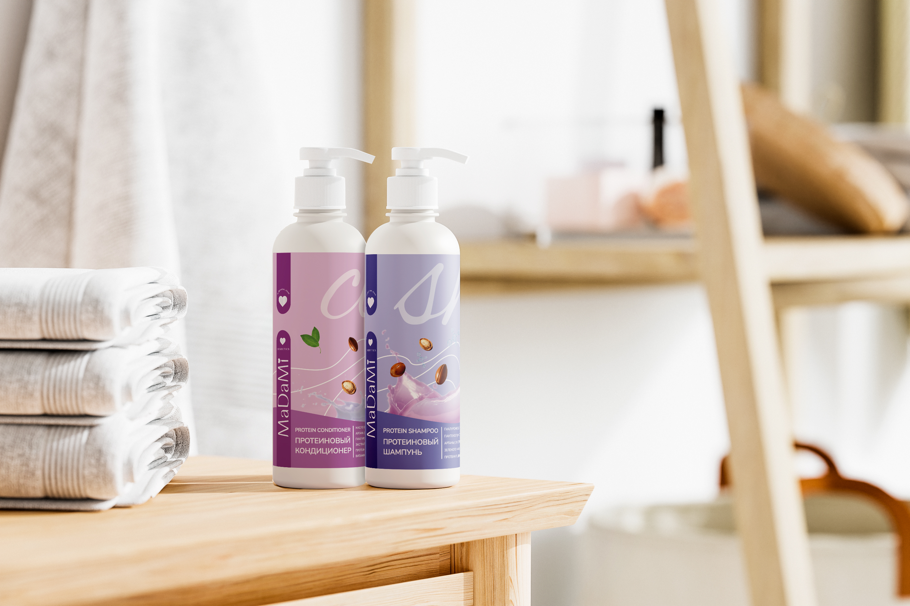 Дизайн этикеток шампунь и кондиционер — Изображение №1 — Брендинг, Графика на Dprofile