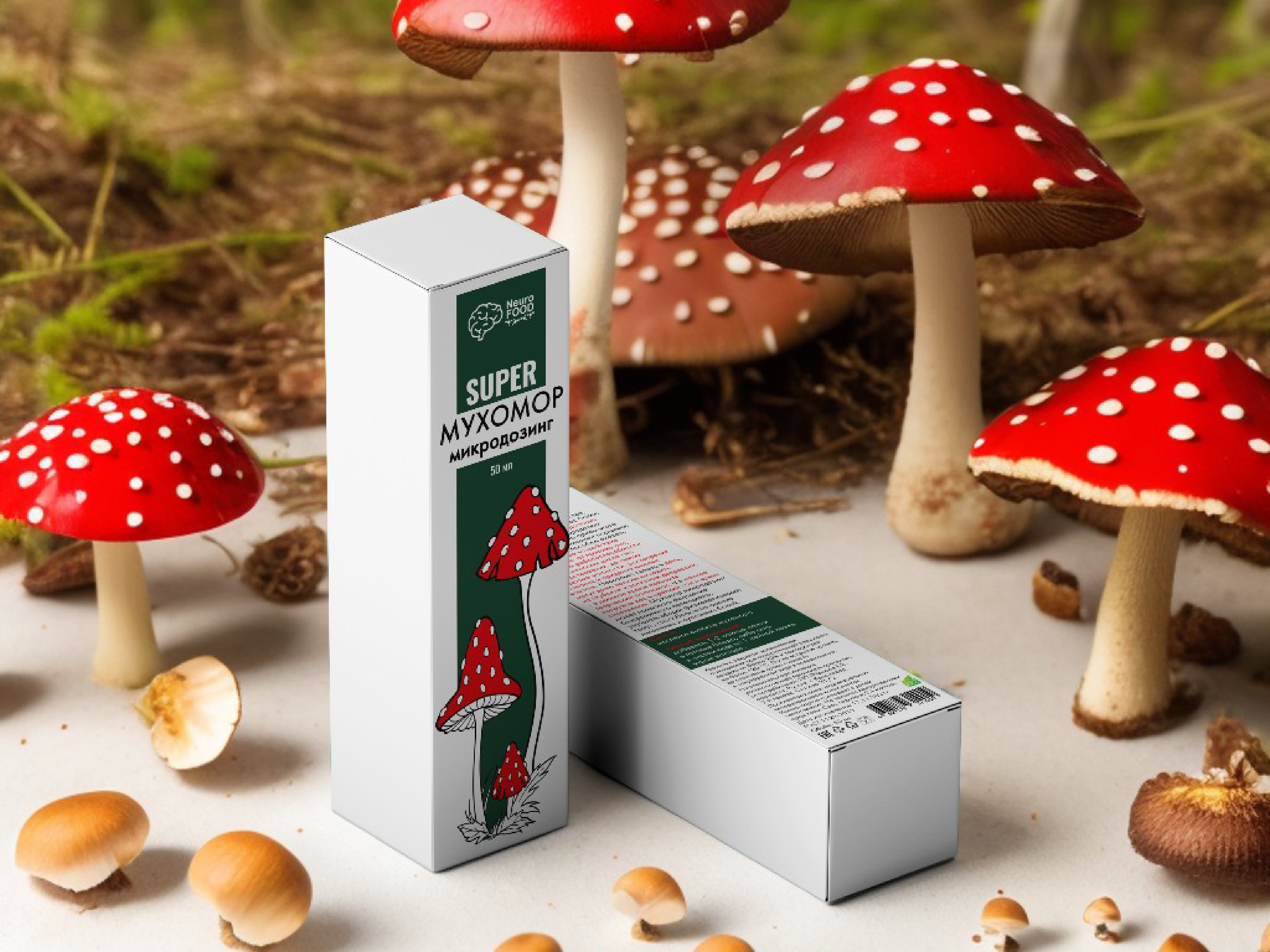 Дизайн упаковки "Микродойзинг мухомор" — Изображение №1 — Брендинг, Графика на Dprofile