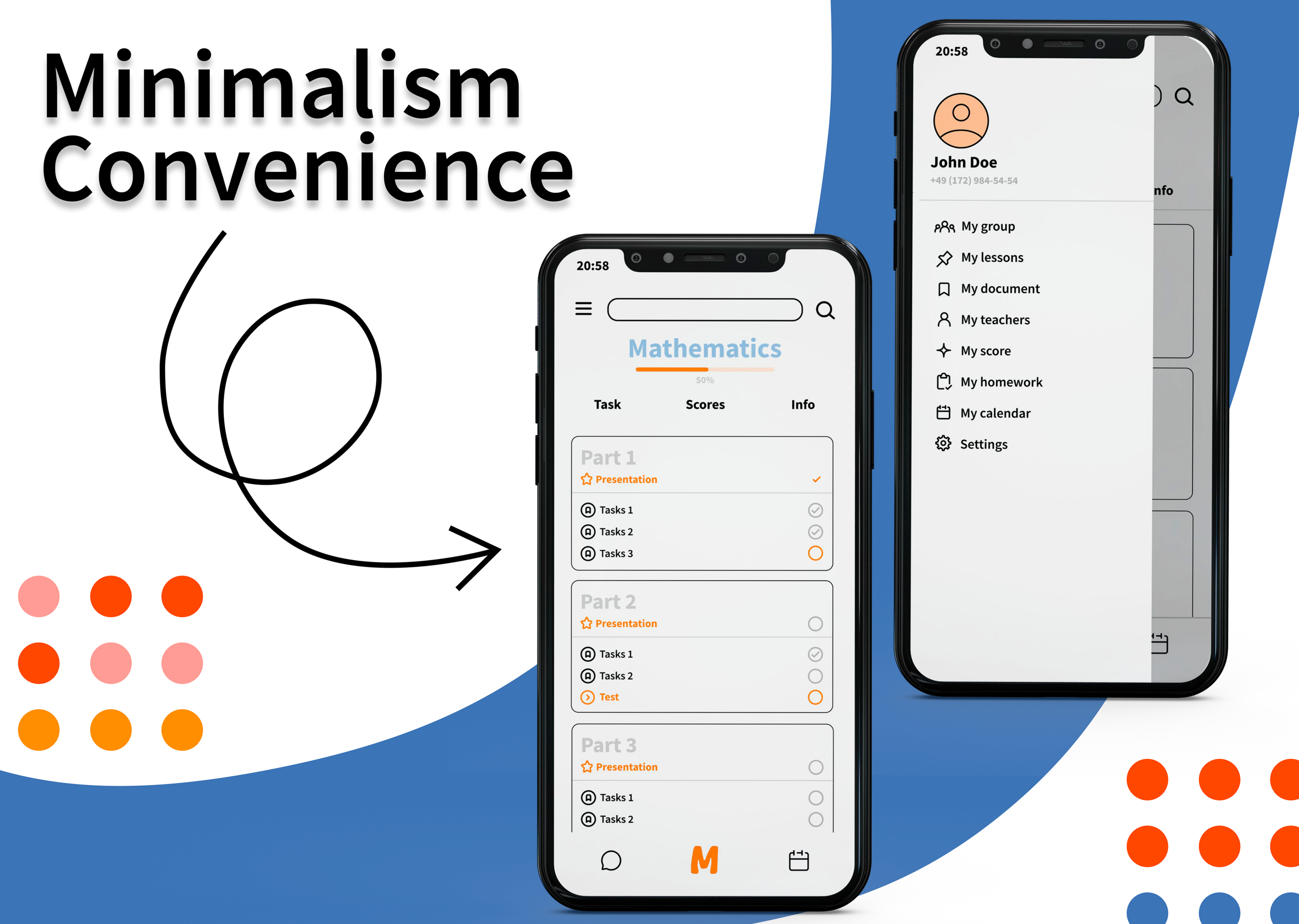 App for Moodle — Изображение №3 — Интерфейсы на Dprofile