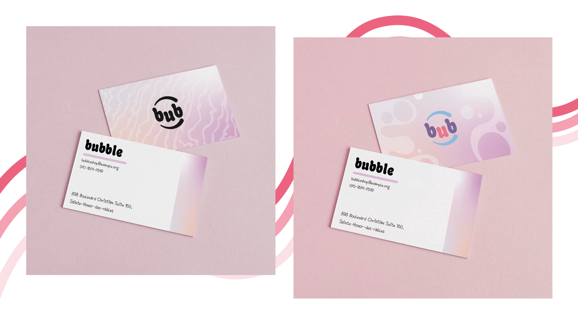 Bubble logo & brand — Изображение №7 — Брендинг, Графика на Dprofile