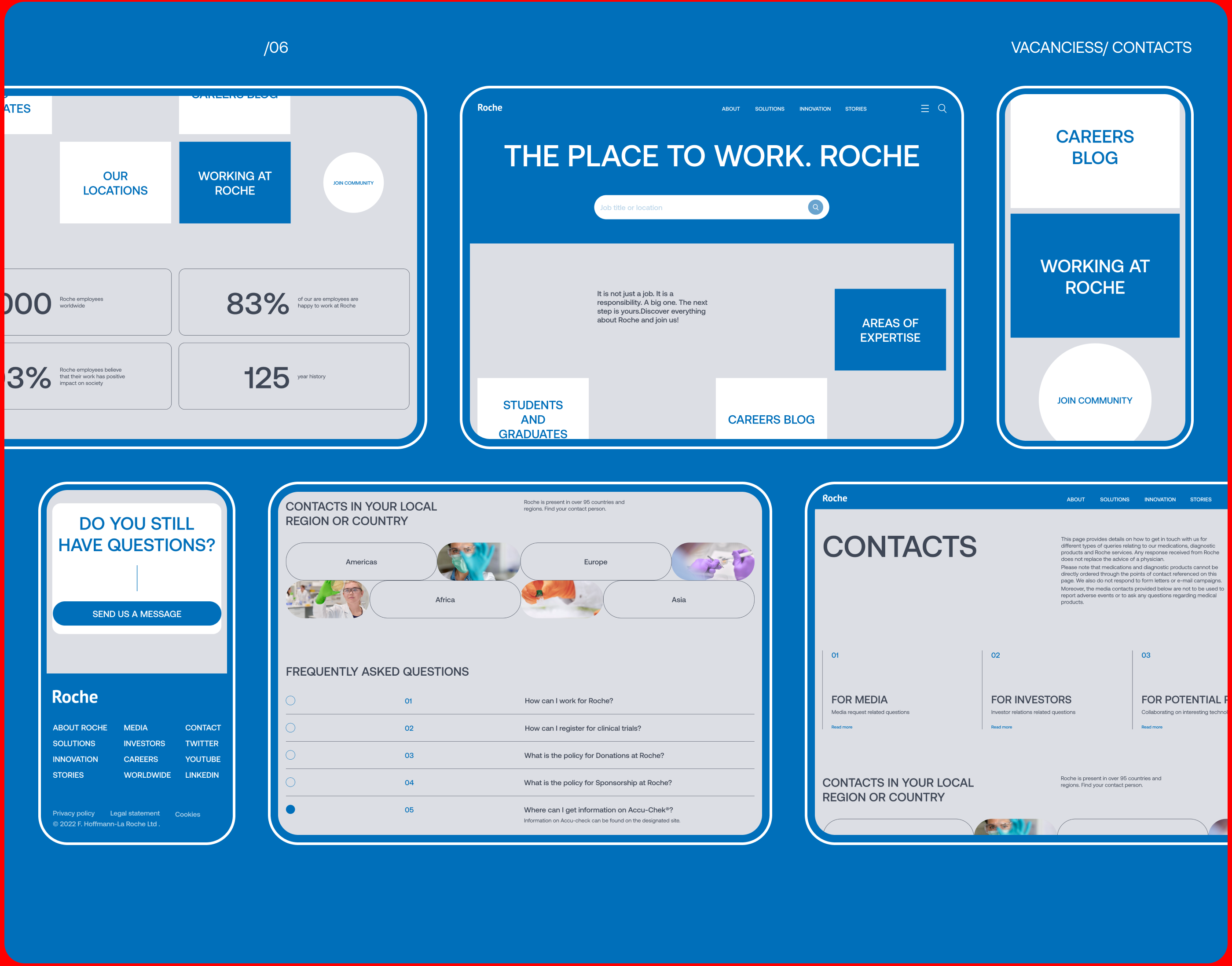 Roche | corporate website redesign — Изображение №13 — Интерфейсы на Dprofile