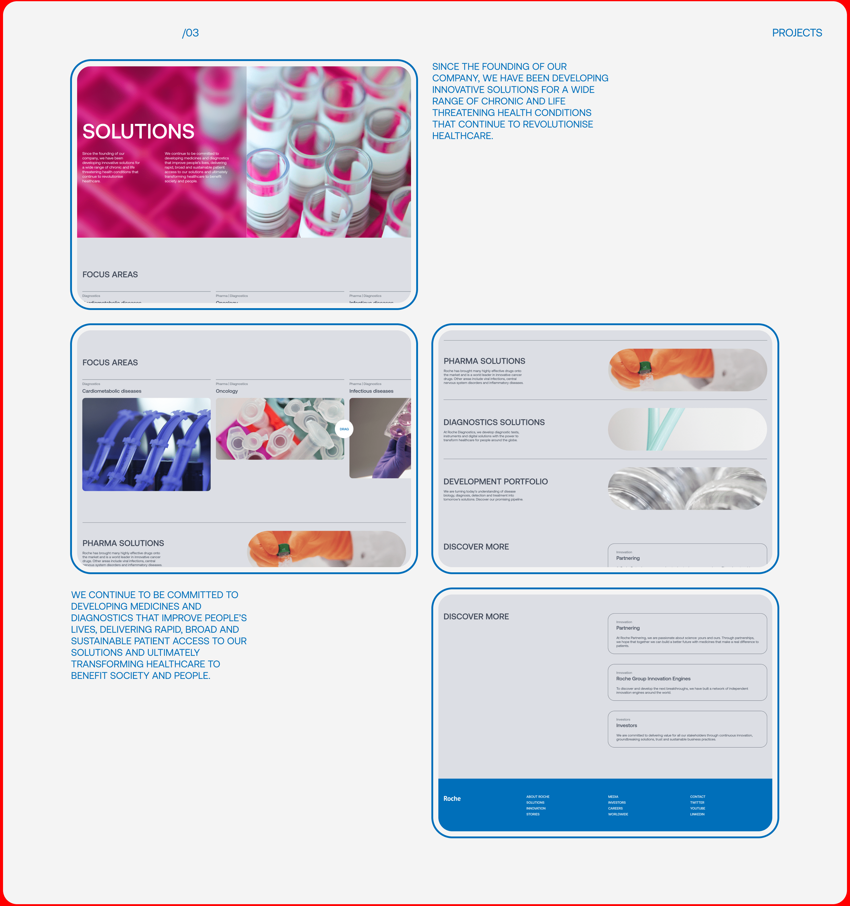 Roche | corporate website redesign — Изображение №8 — Интерфейсы на Dprofile