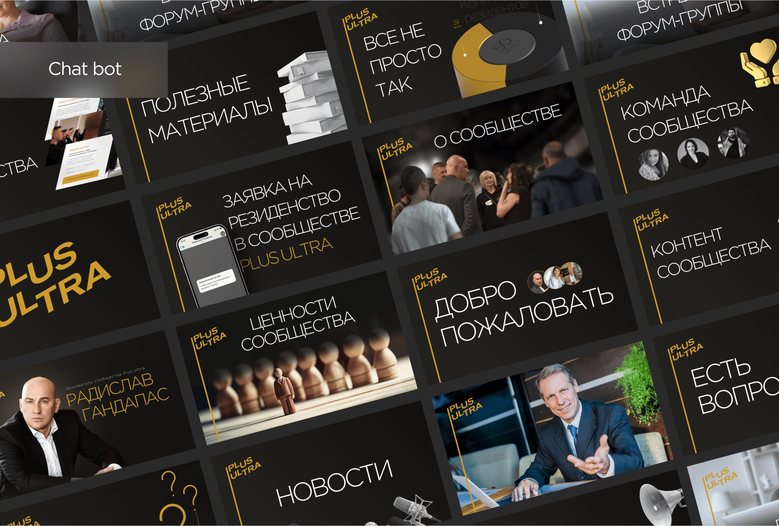 Plus Ultra: сообщество Радислава Гандапаса (web design) — Изображение №9 — Интерфейсы на Dprofile