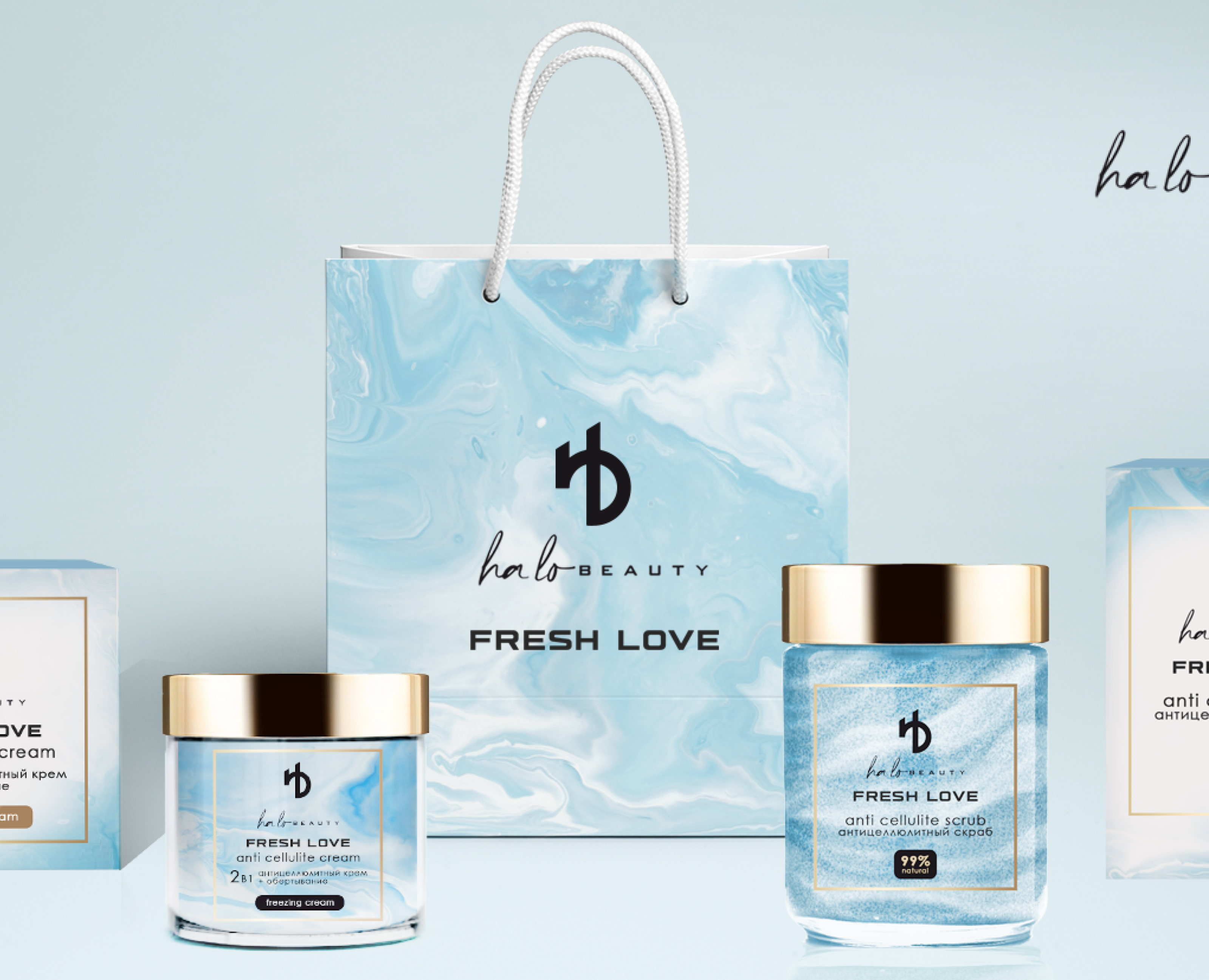 Cosmetics packaging FRESH LOVE — Интерфейсы, Брендинг на Dprofile