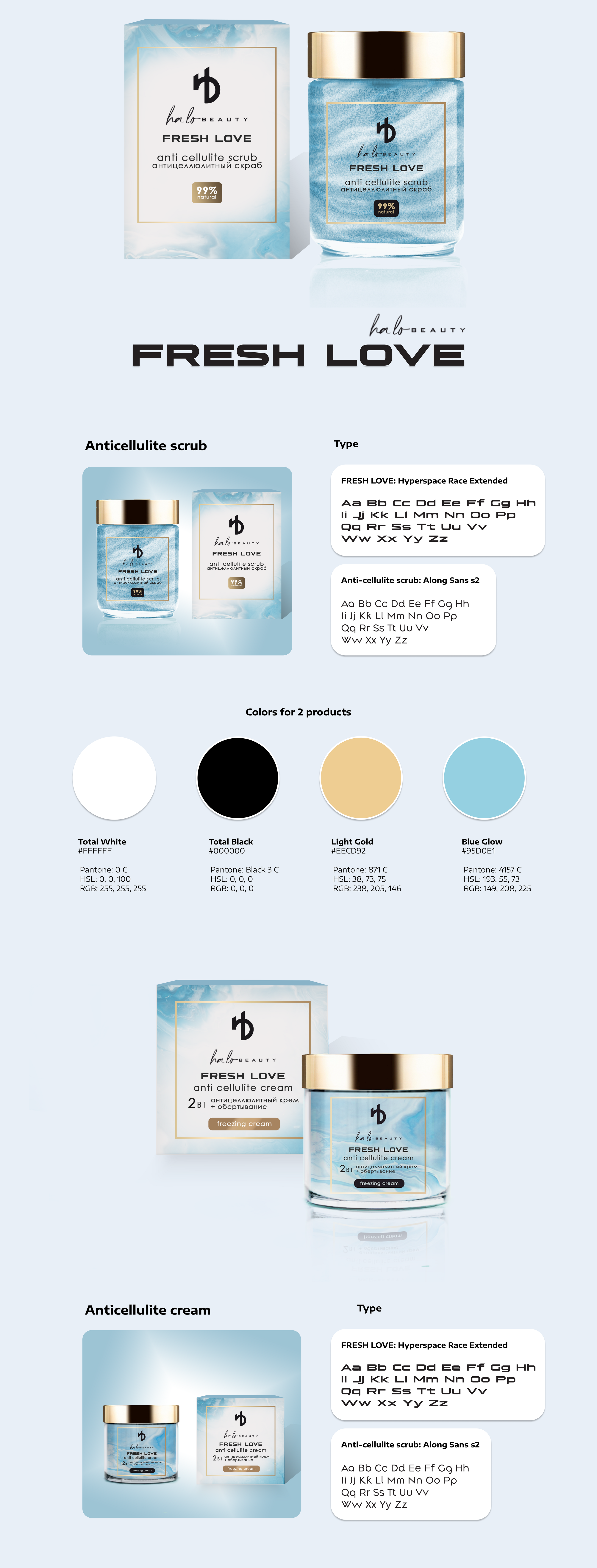 Cosmetics packaging FRESH LOVE — Изображение №3 — Интерфейсы, Брендинг на Dprofile