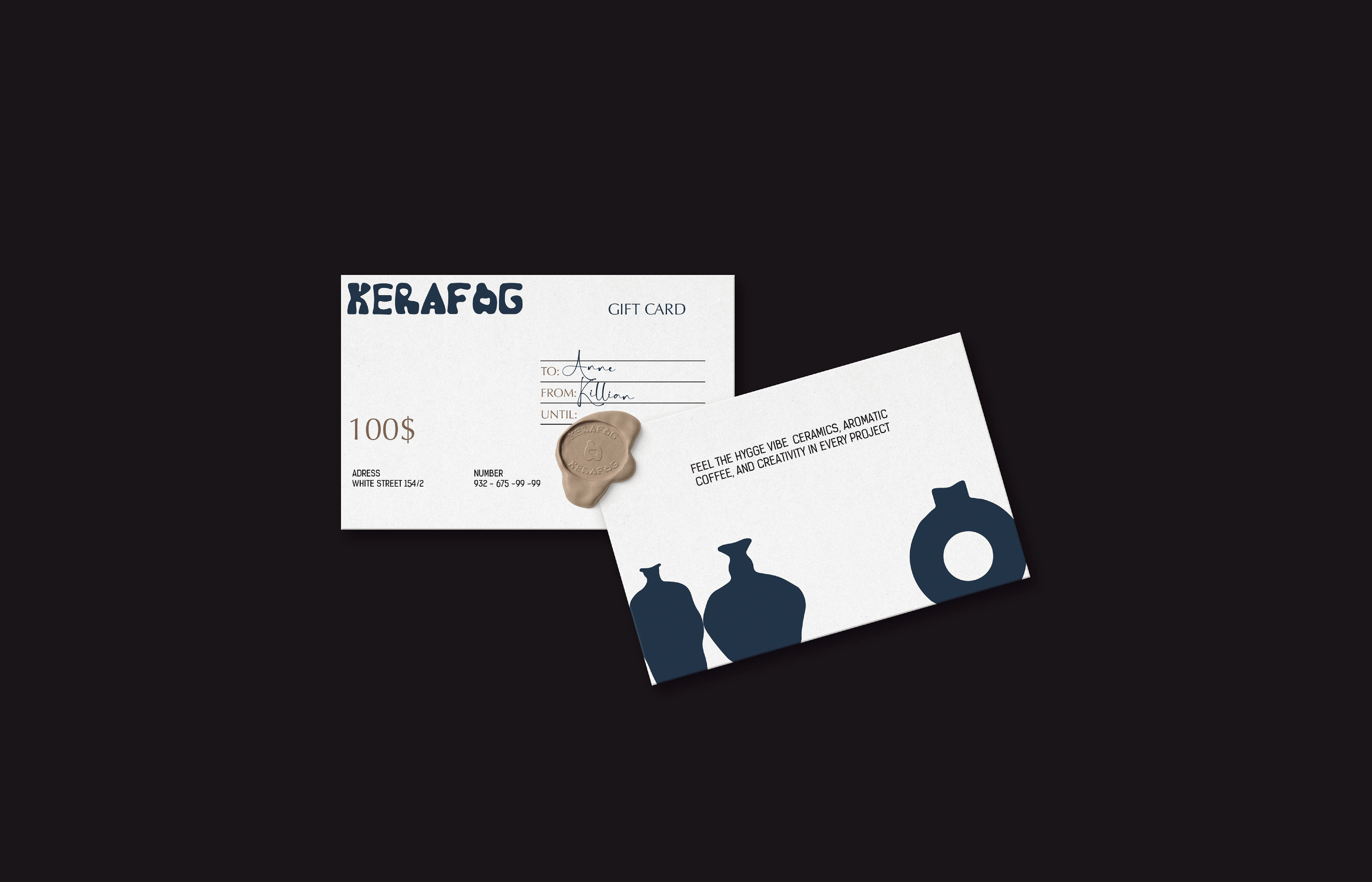 KERAFOG | ЛОГОТИП И ФИРМЕННЫЙ СТИЛЬ — Изображение №2 — Брендинг, Графика на Dprofile