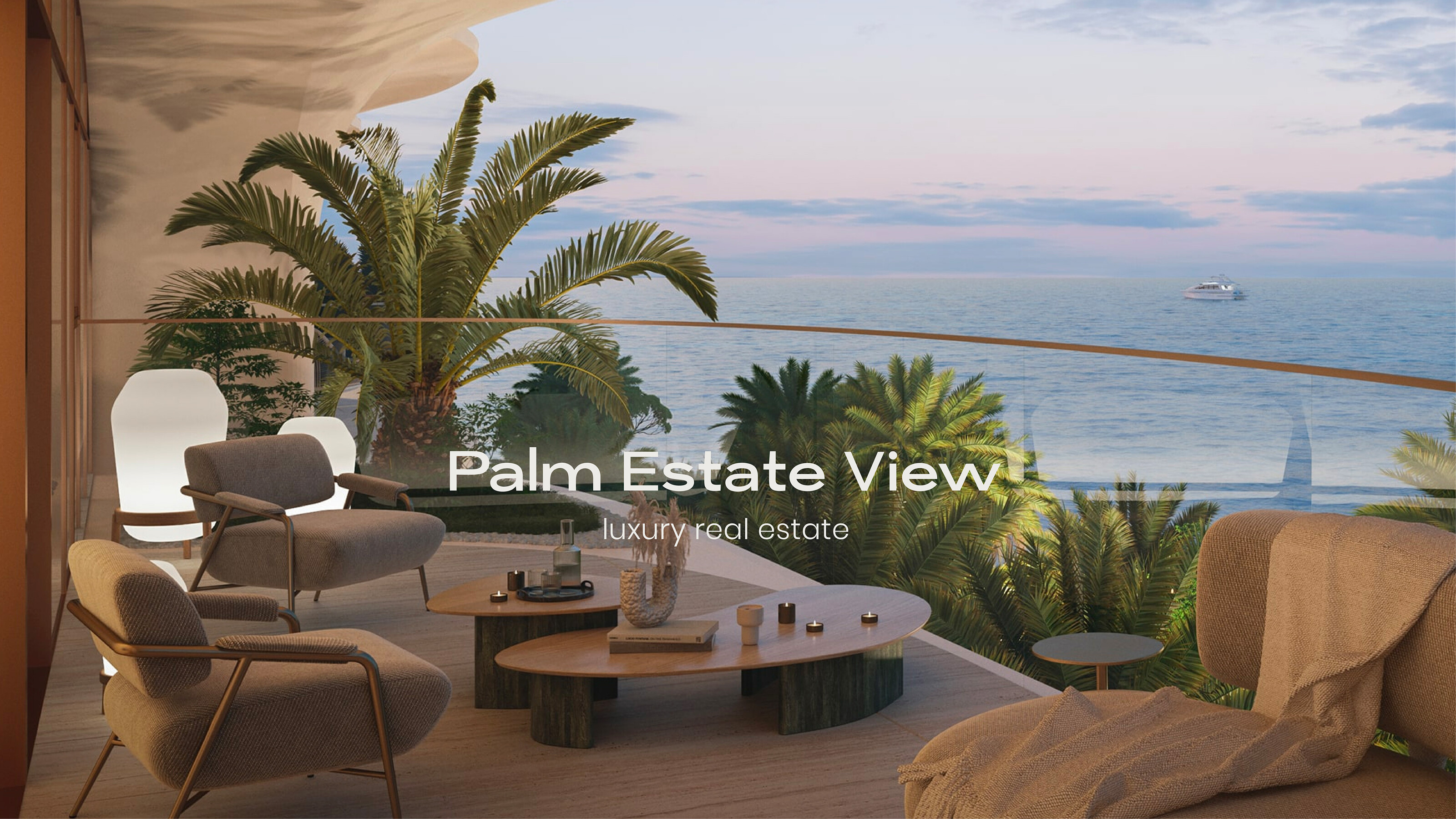 Palm Estate View - logotype and brand identity — Изображение №1 — Брендинг на Dprofile