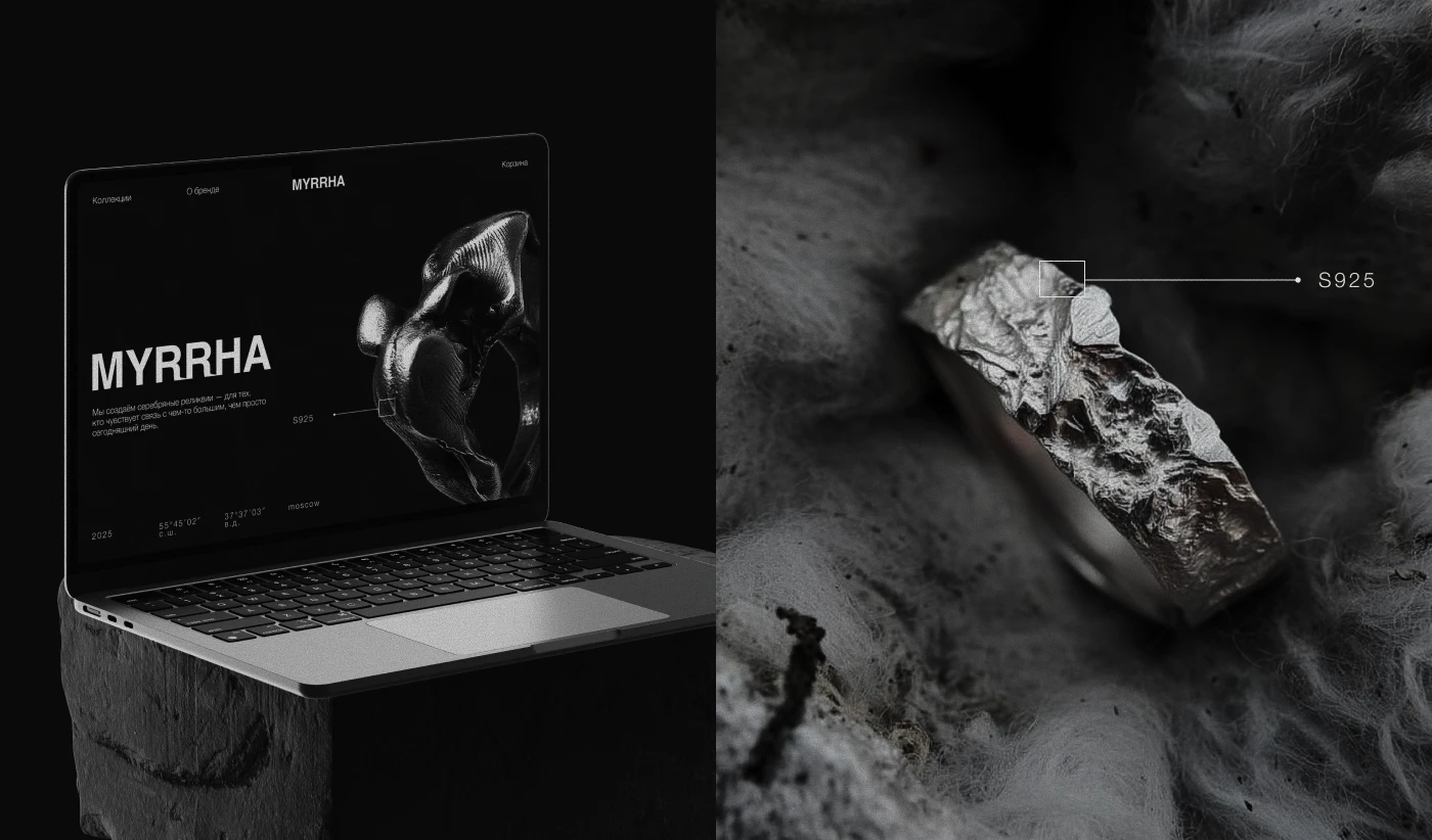 MYRRHA | Identity for a jewelry brand — Изображение №10 — Брендинг, Графика на Dprofile