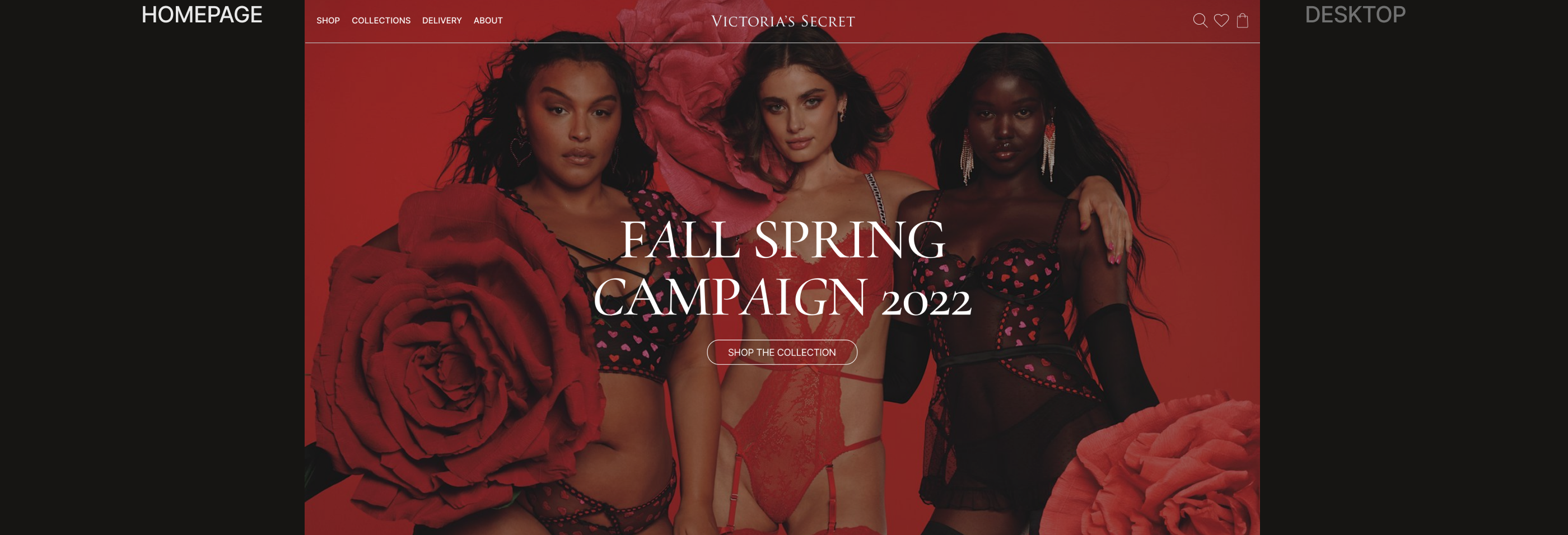 Victoria's secret | E-commerce website redesign — Изображение №3 — Интерфейсы, Графика на Dprofile