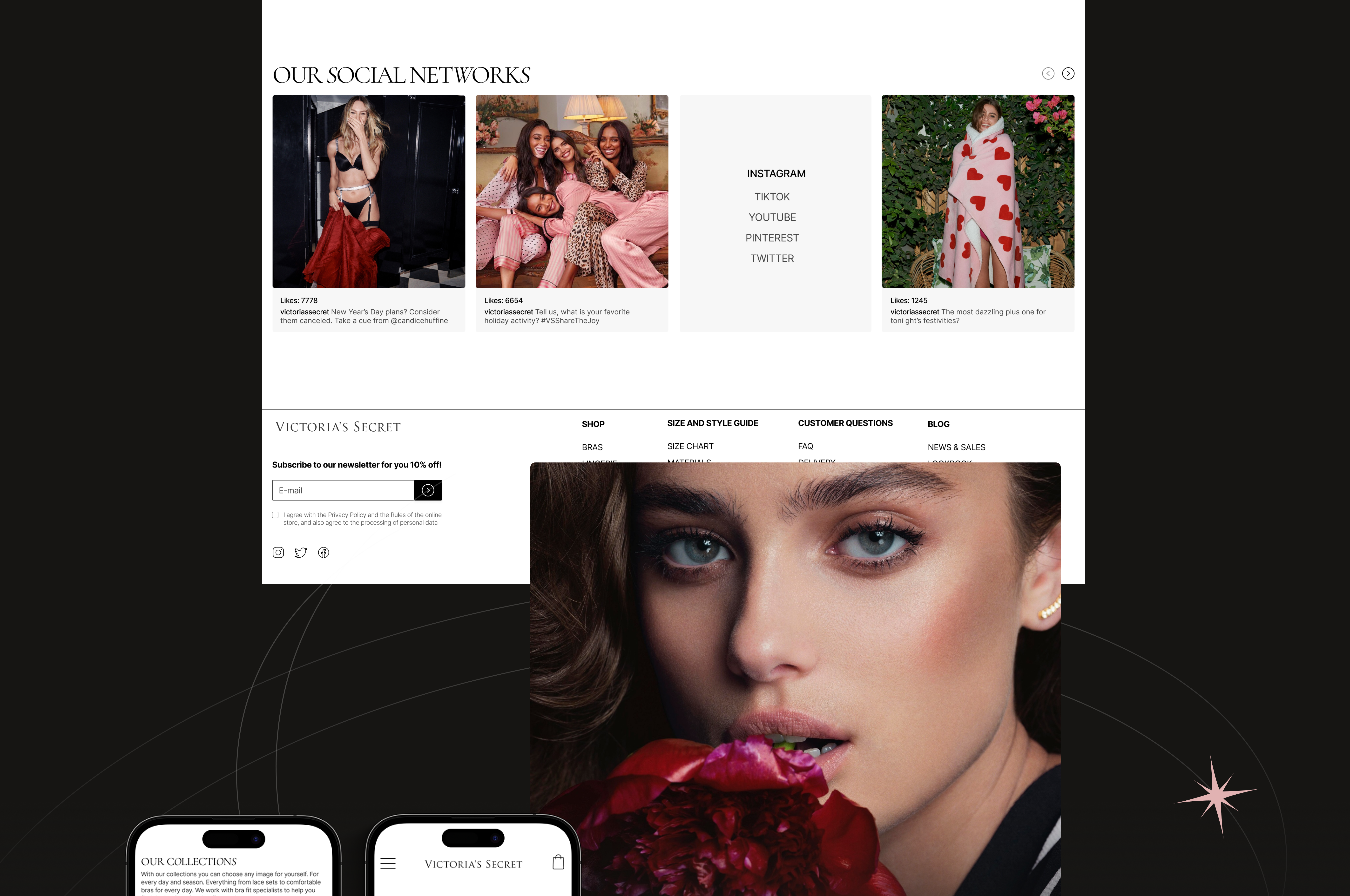 Victoria's secret | E-commerce website redesign — Изображение №12 — Интерфейсы, Графика на Dprofile