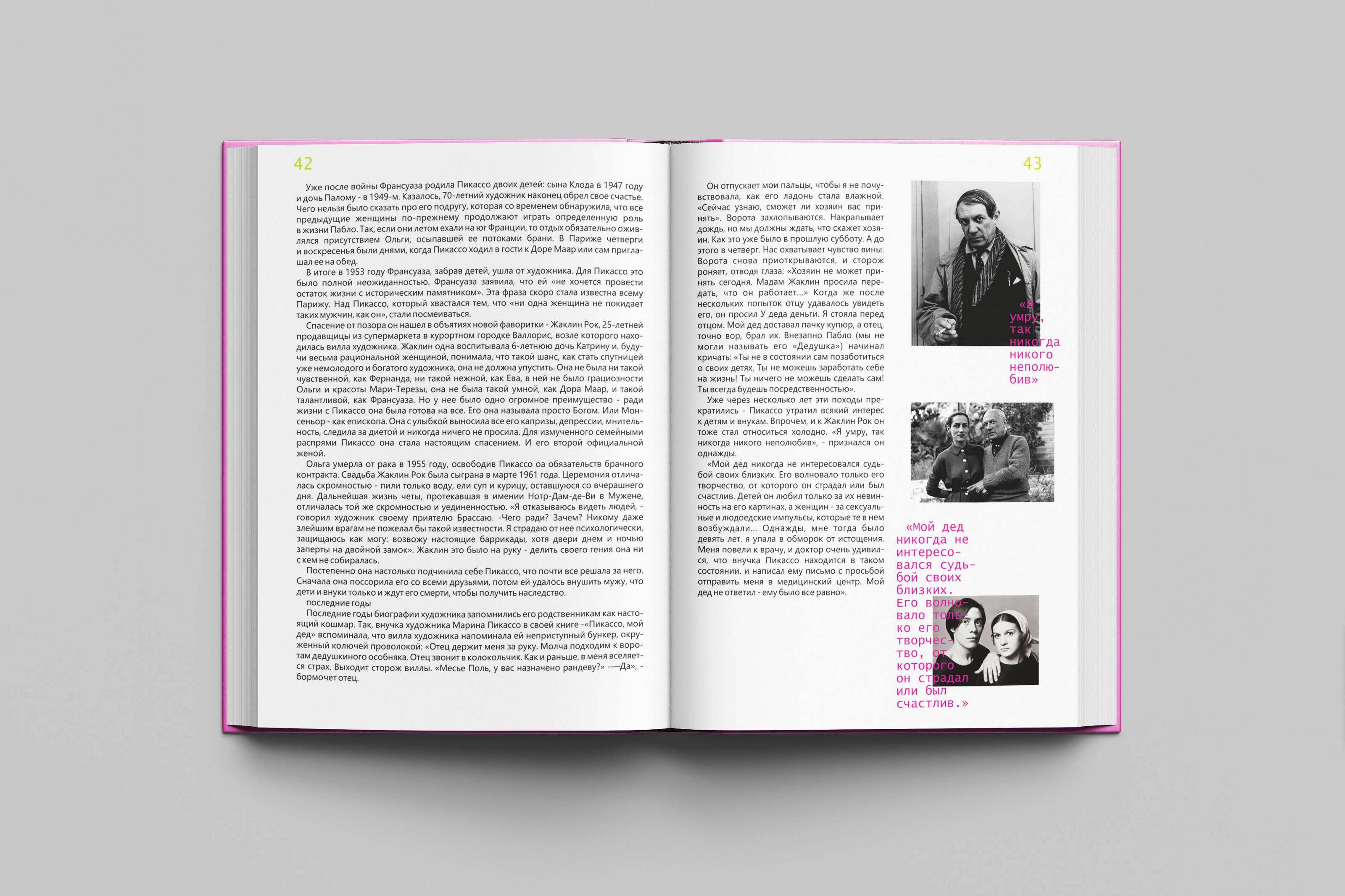 Pablo Picasso Book (Life and Art) — Изображение №17 — Графика на Dprofile