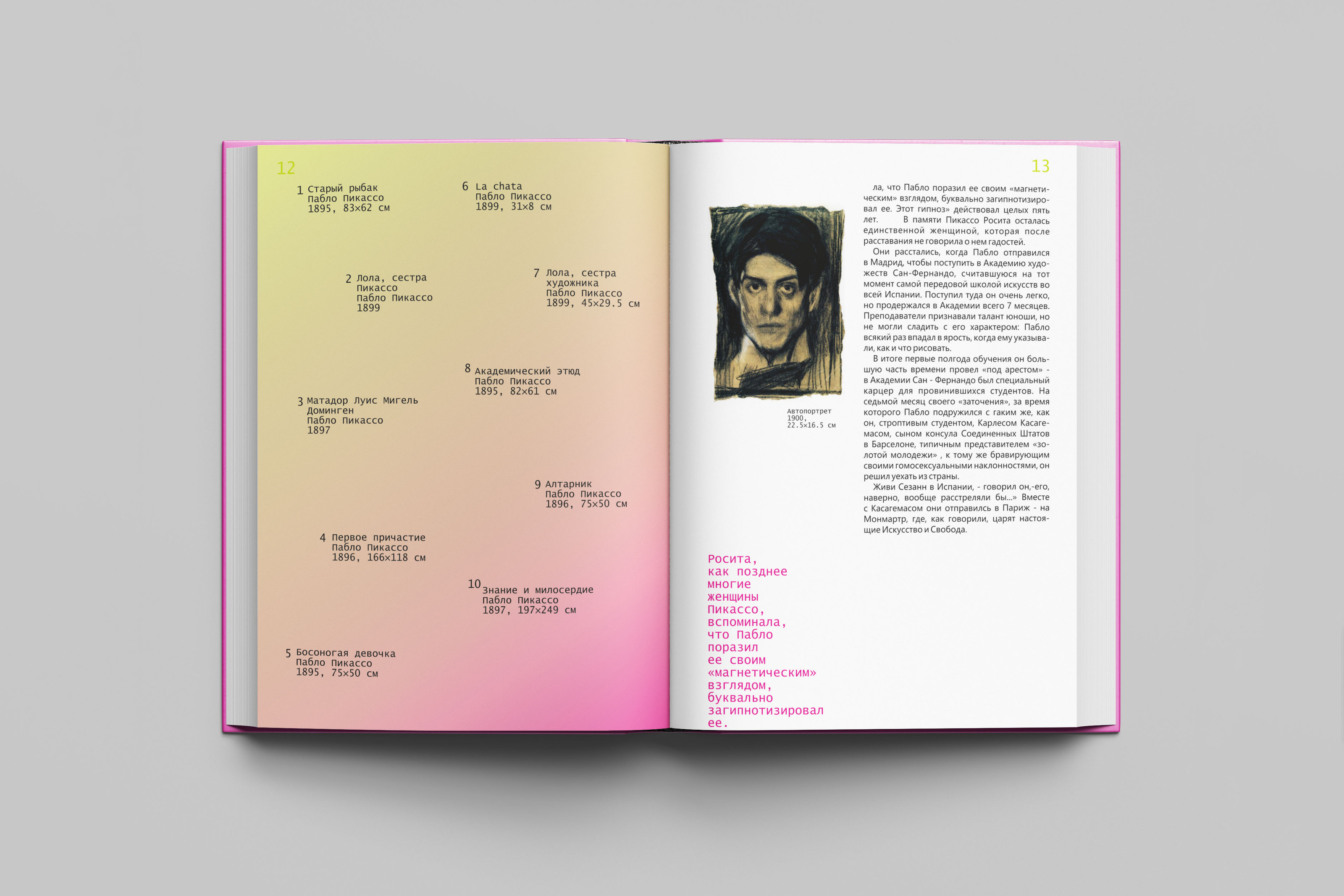 Pablo Picasso Book (Life and Art) — Изображение №7 — Графика на Dprofile