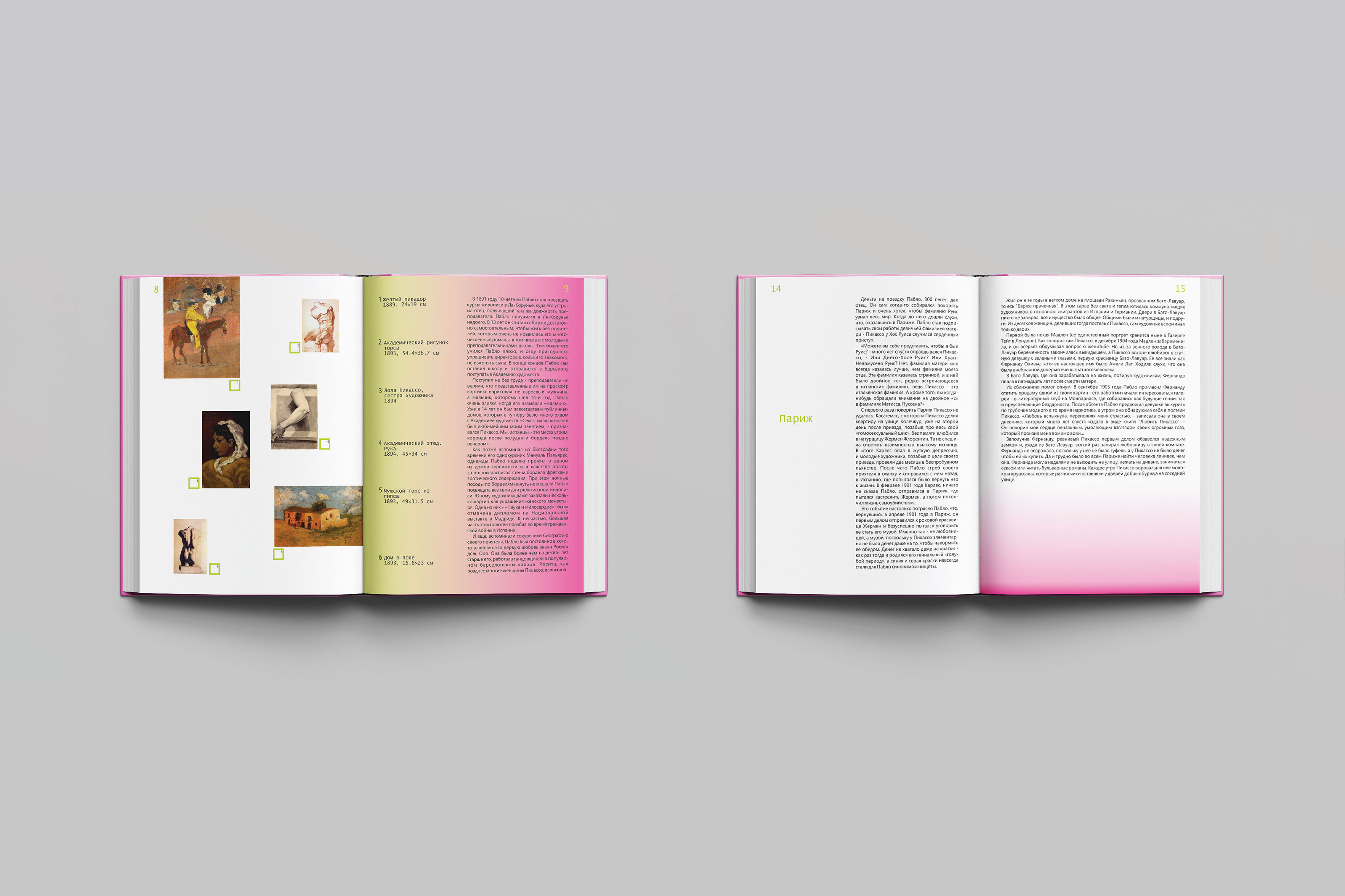 Pablo Picasso Book (Life and Art) — Изображение №6 — Графика на Dprofile