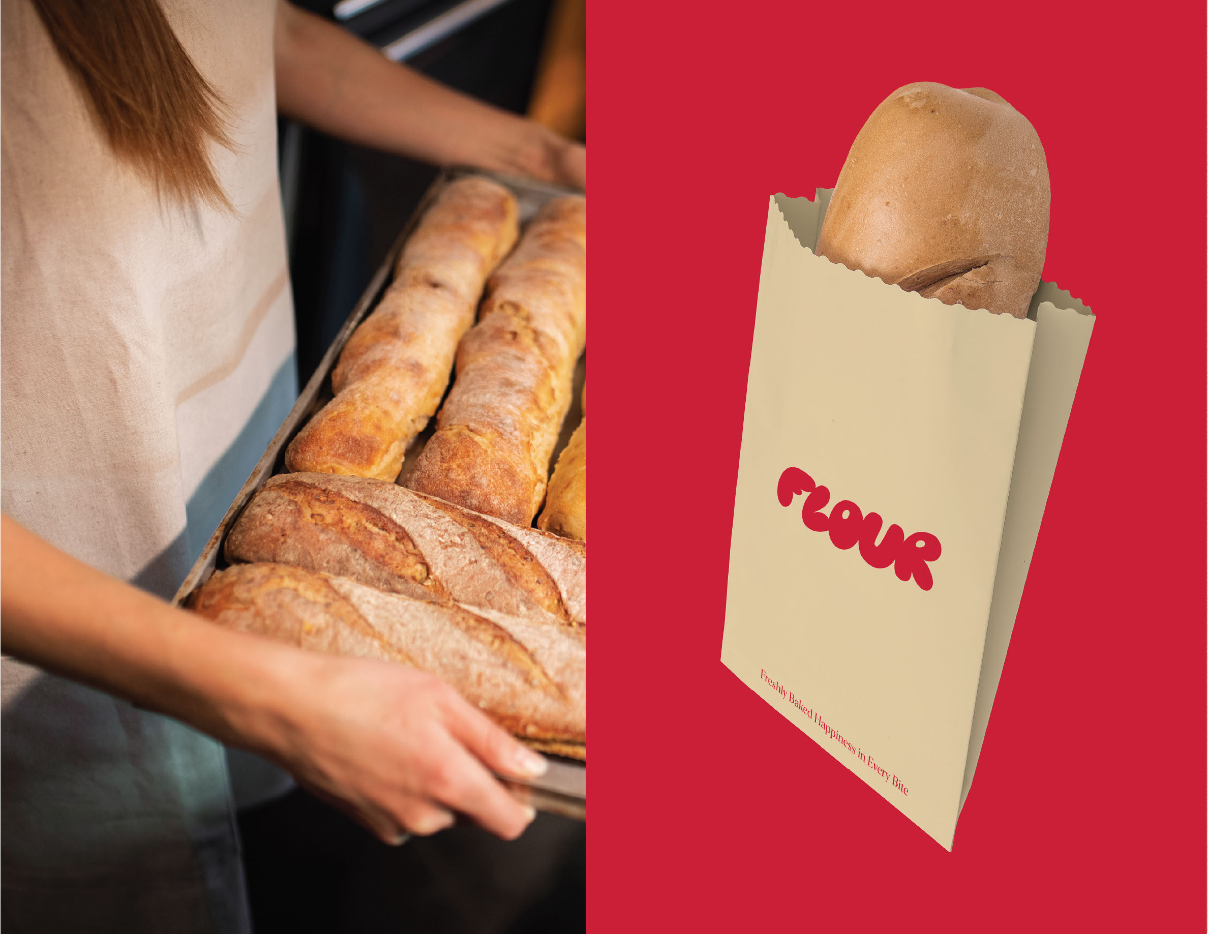 FLOUR bakery — Изображение №5 — Брендинг, Графика на Dprofile