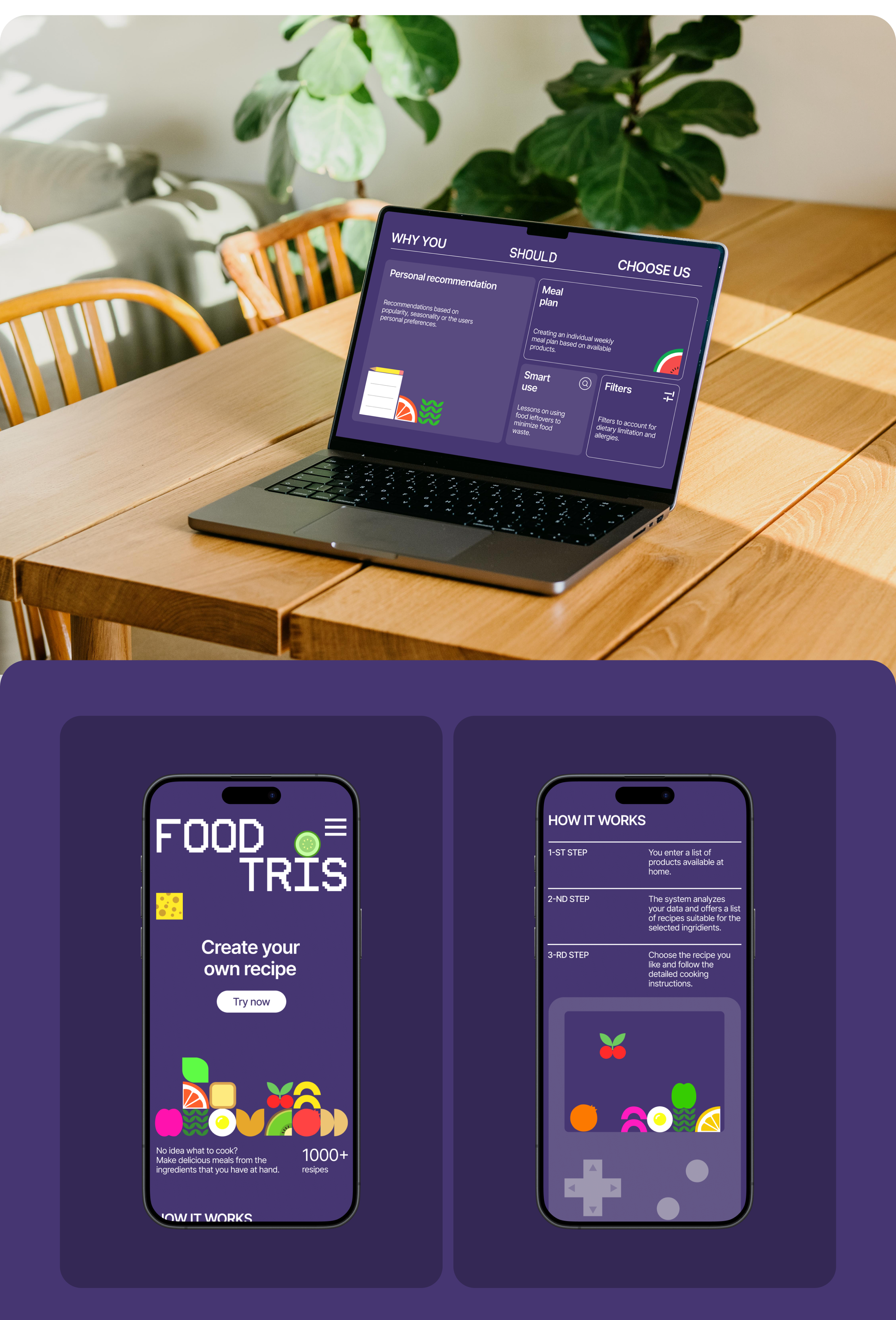Foodtris / Кулинарный сервис — Изображение №7 — Брендинг, Интерфейсы на Dprofile