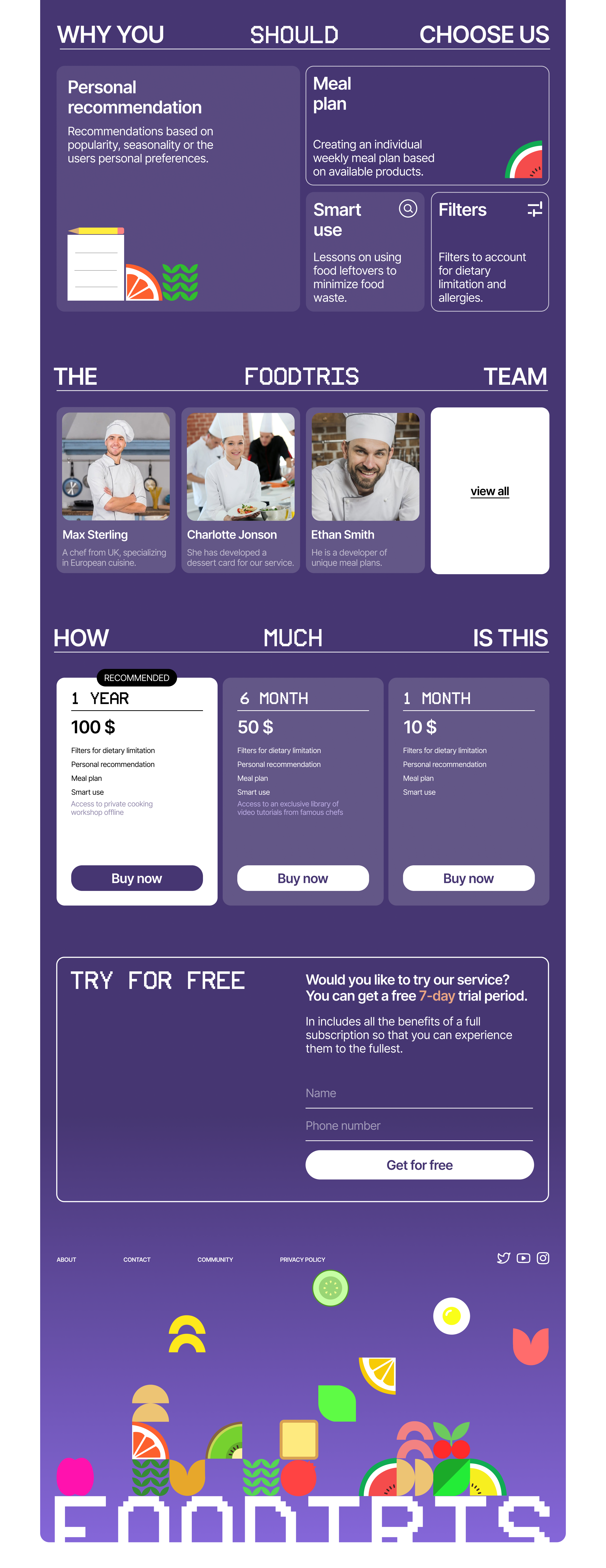 Foodtris / Кулинарный сервис — Изображение №6 — Брендинг, Интерфейсы на Dprofile