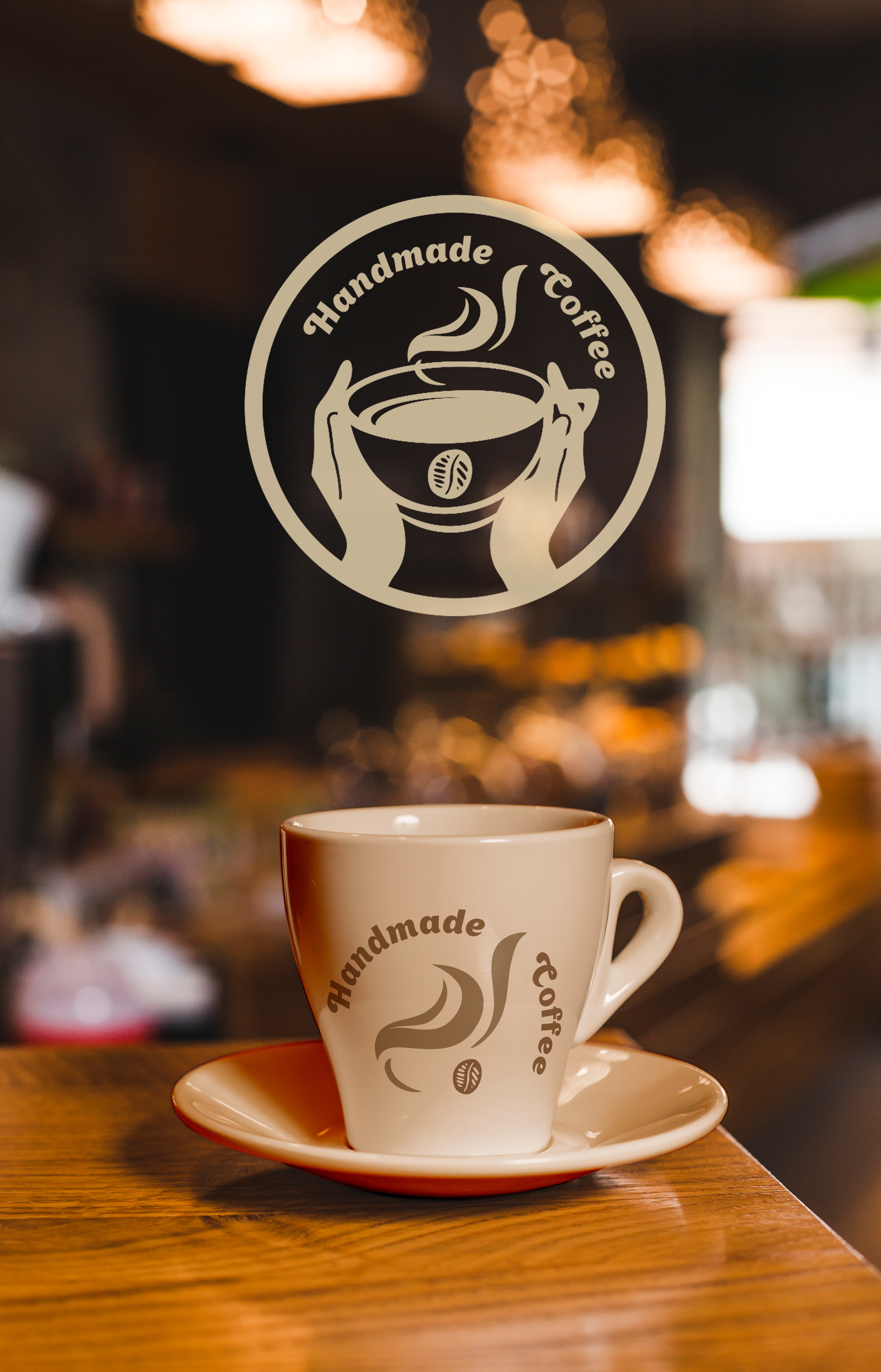 Логотип | кофейня Handmade Сoffee — Изображение №3 — Брендинг на Dprofile