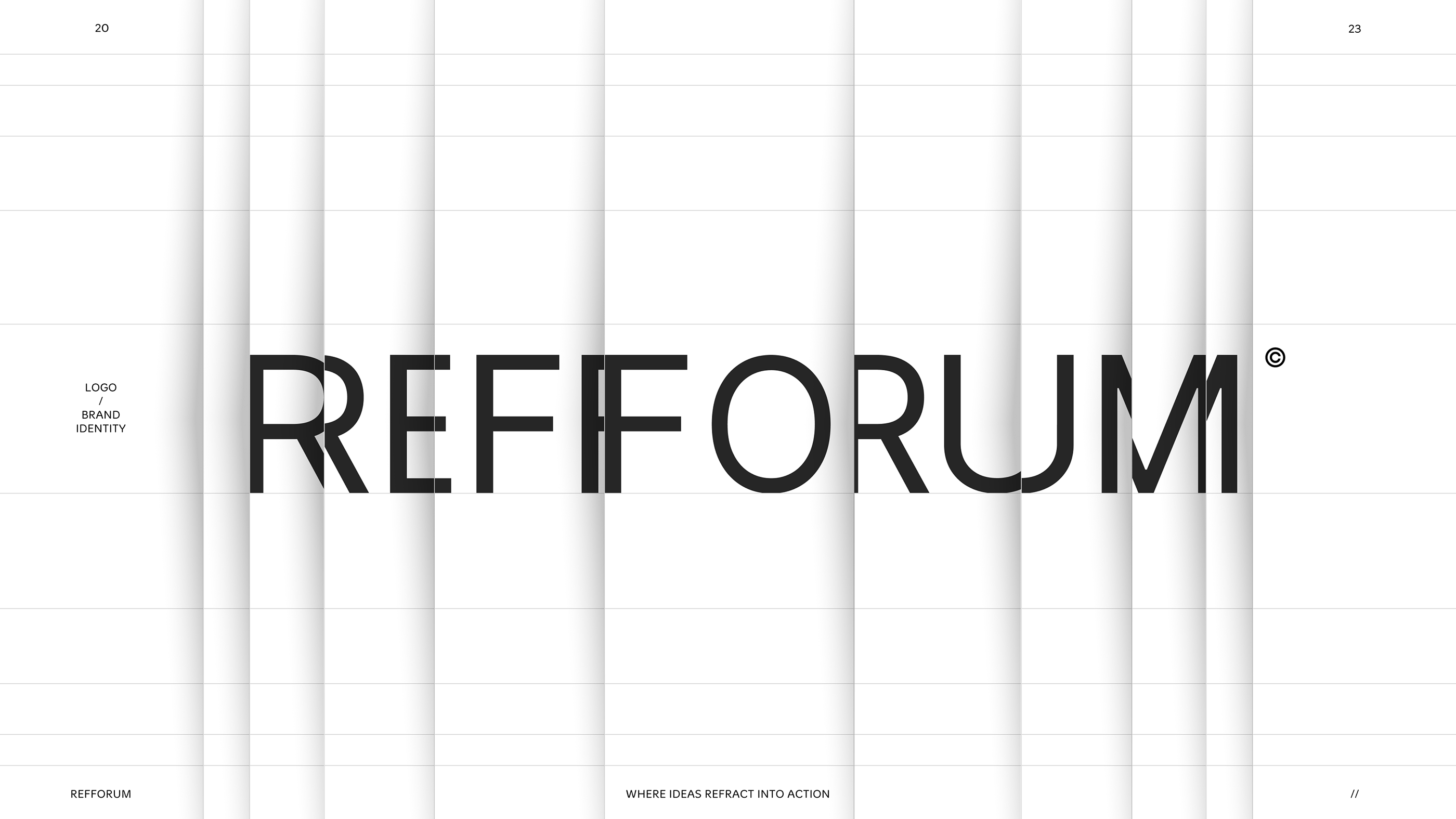 REFFORUM / Фирменный стиль — Изображение №1 — Брендинг на Dprofile