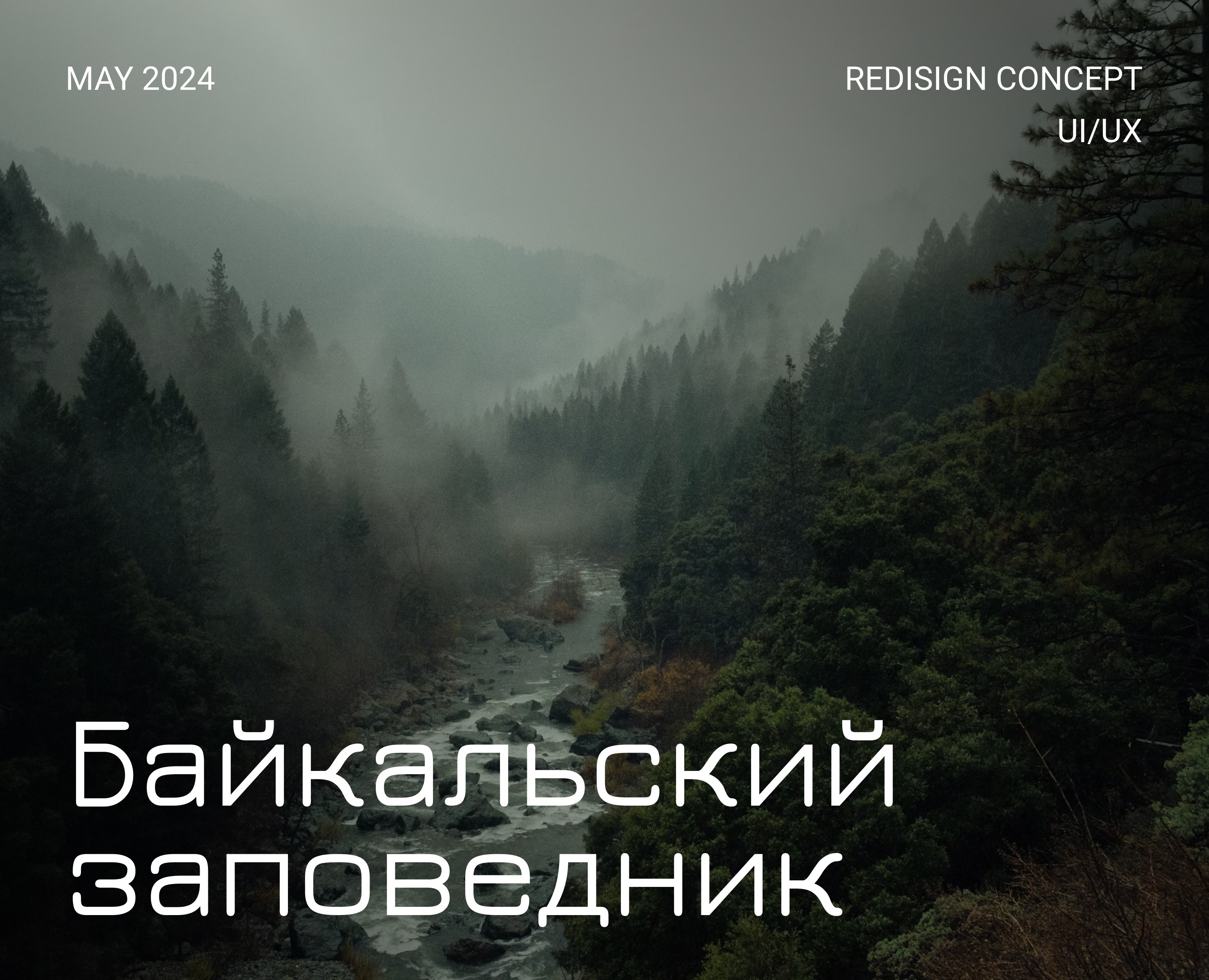 Байкальский заповедник | Web Redesign — Интерфейсы на Dprofile