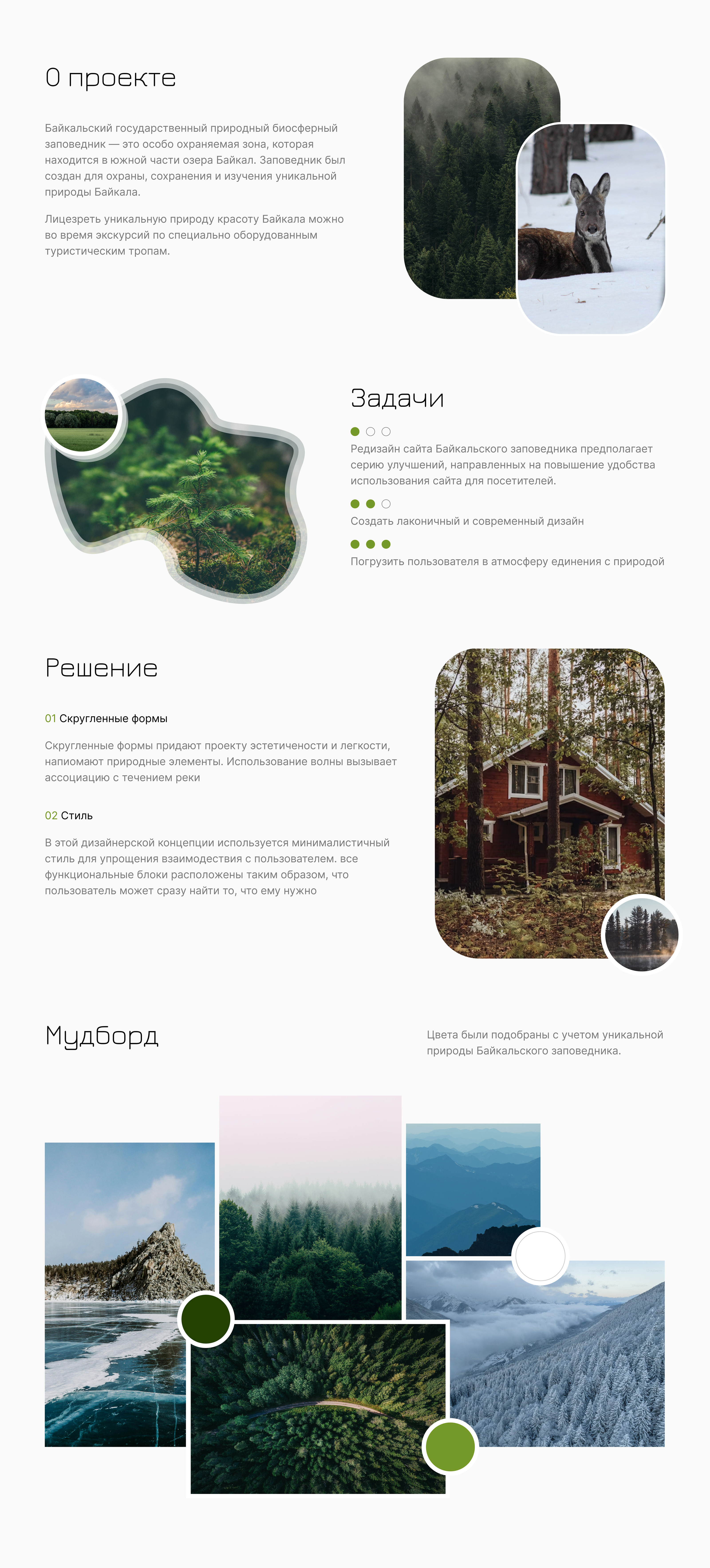 Байкальский заповедник | Web Redesign — Изображение №2 — Интерфейсы на Dprofile