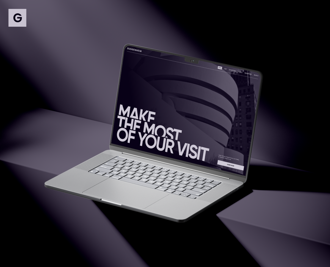 Guggenheim Museum | Corporate Website — Интерфейсы на Dprofile
