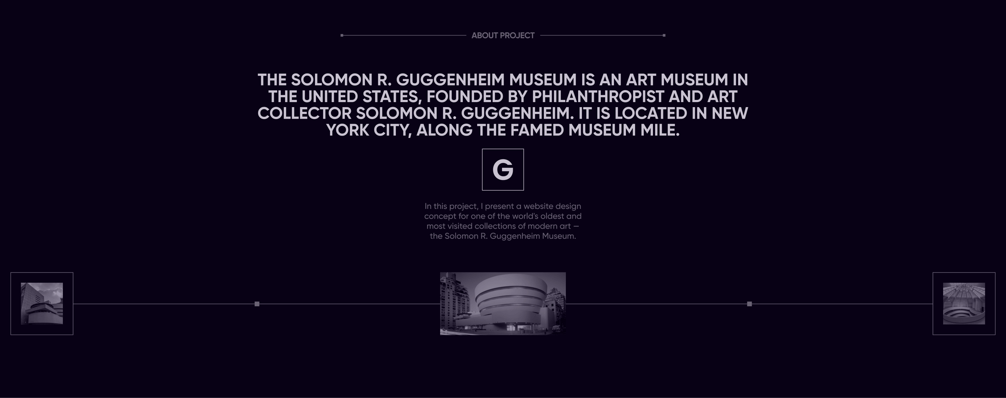 Guggenheim Museum | Corporate Website — Изображение №2 — Интерфейсы на Dprofile