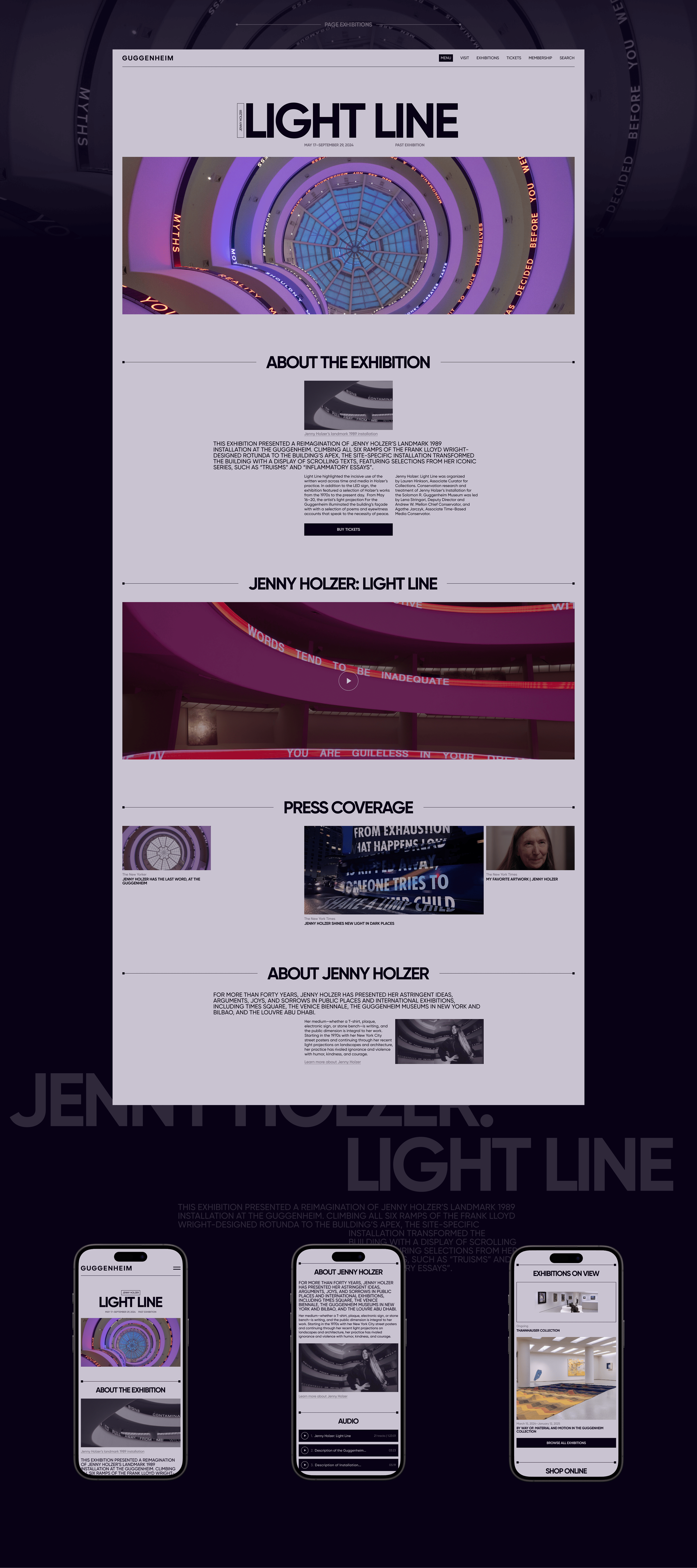 Guggenheim Museum | Corporate Website — Изображение №7 — Интерфейсы на Dprofile