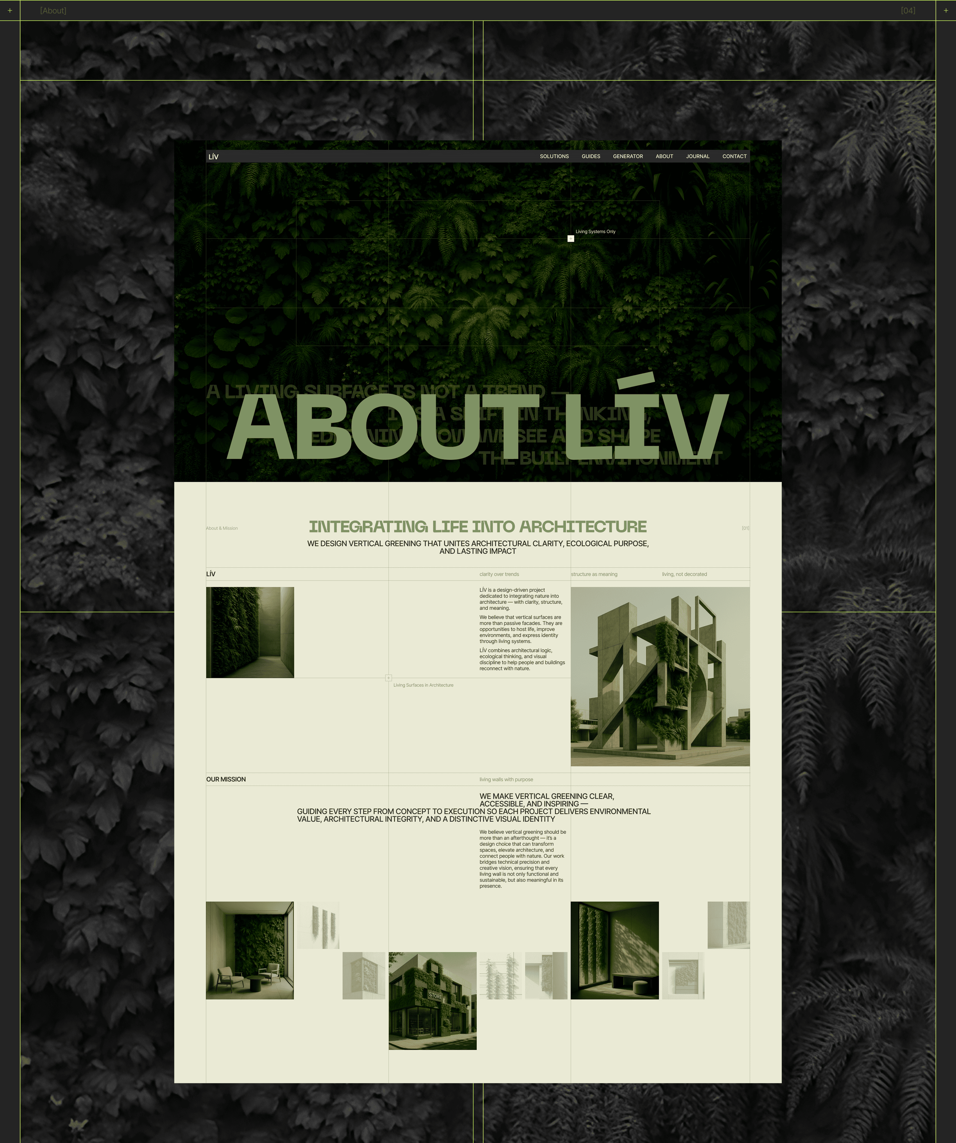 LÍV — Living Structures | Corporate Website — Изображение №12 — Интерфейсы на Dprofile