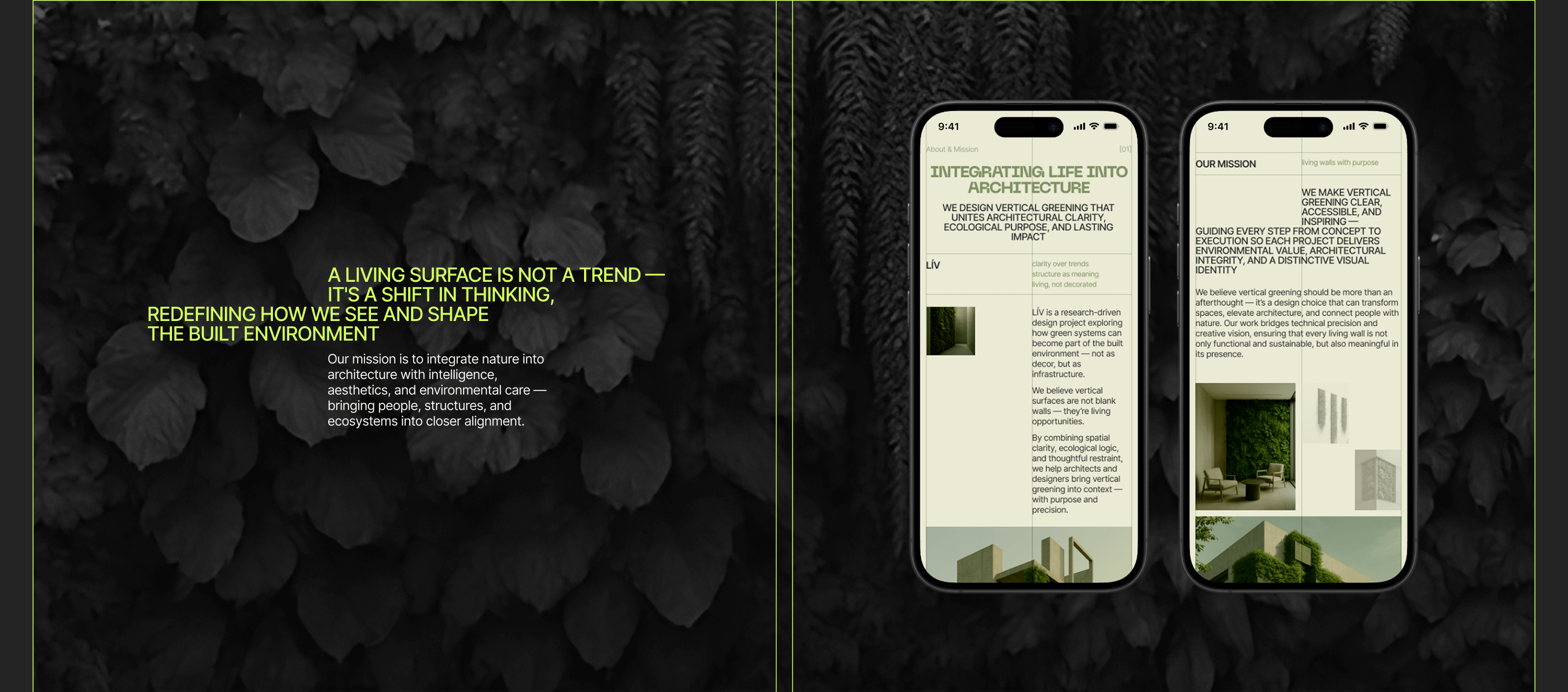 LÍV — Living Structures | Corporate Website — Изображение №13 — Интерфейсы на Dprofile