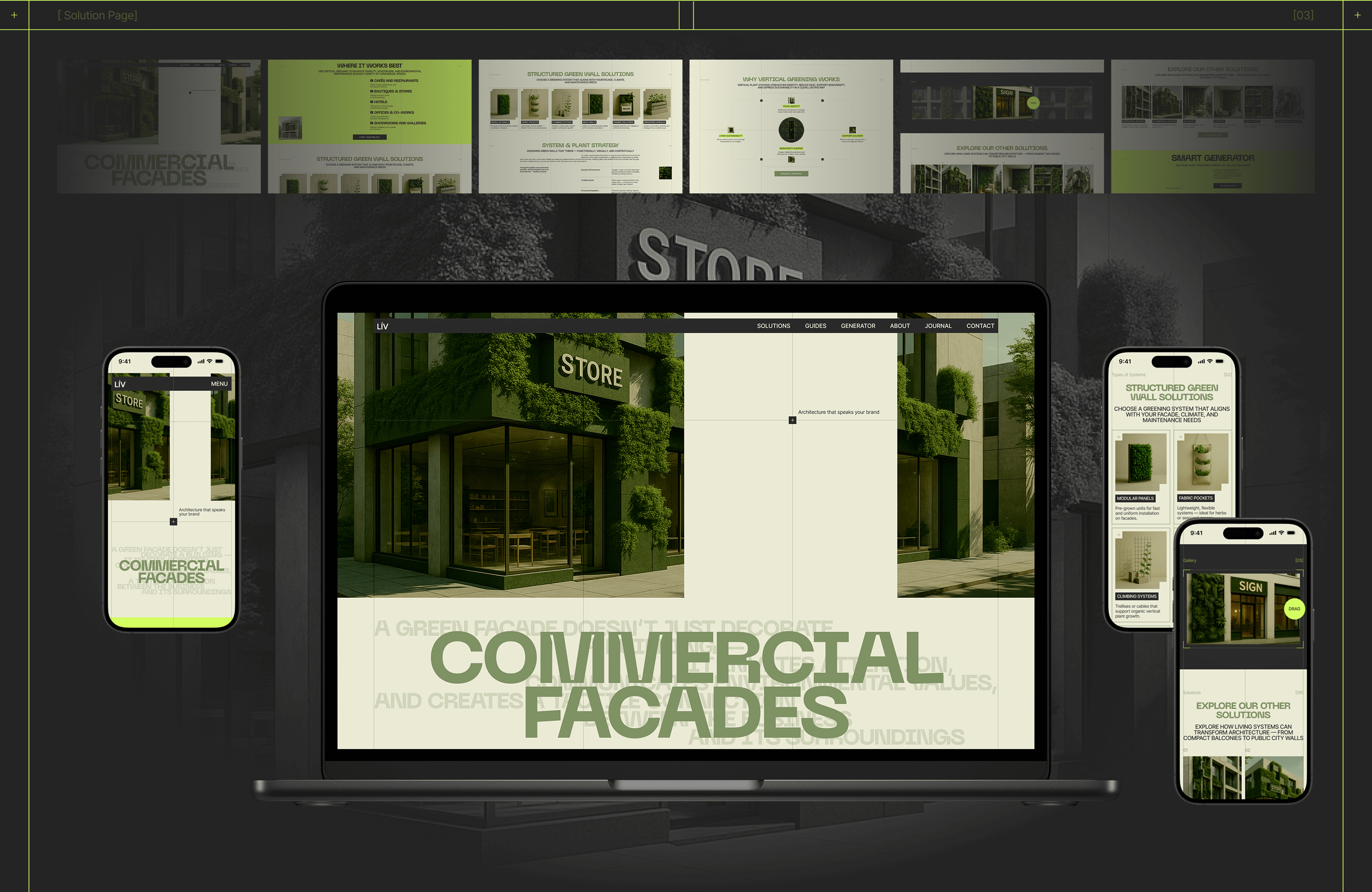 LÍV — Living Structures | Corporate Website — Изображение №10 — Интерфейсы на Dprofile