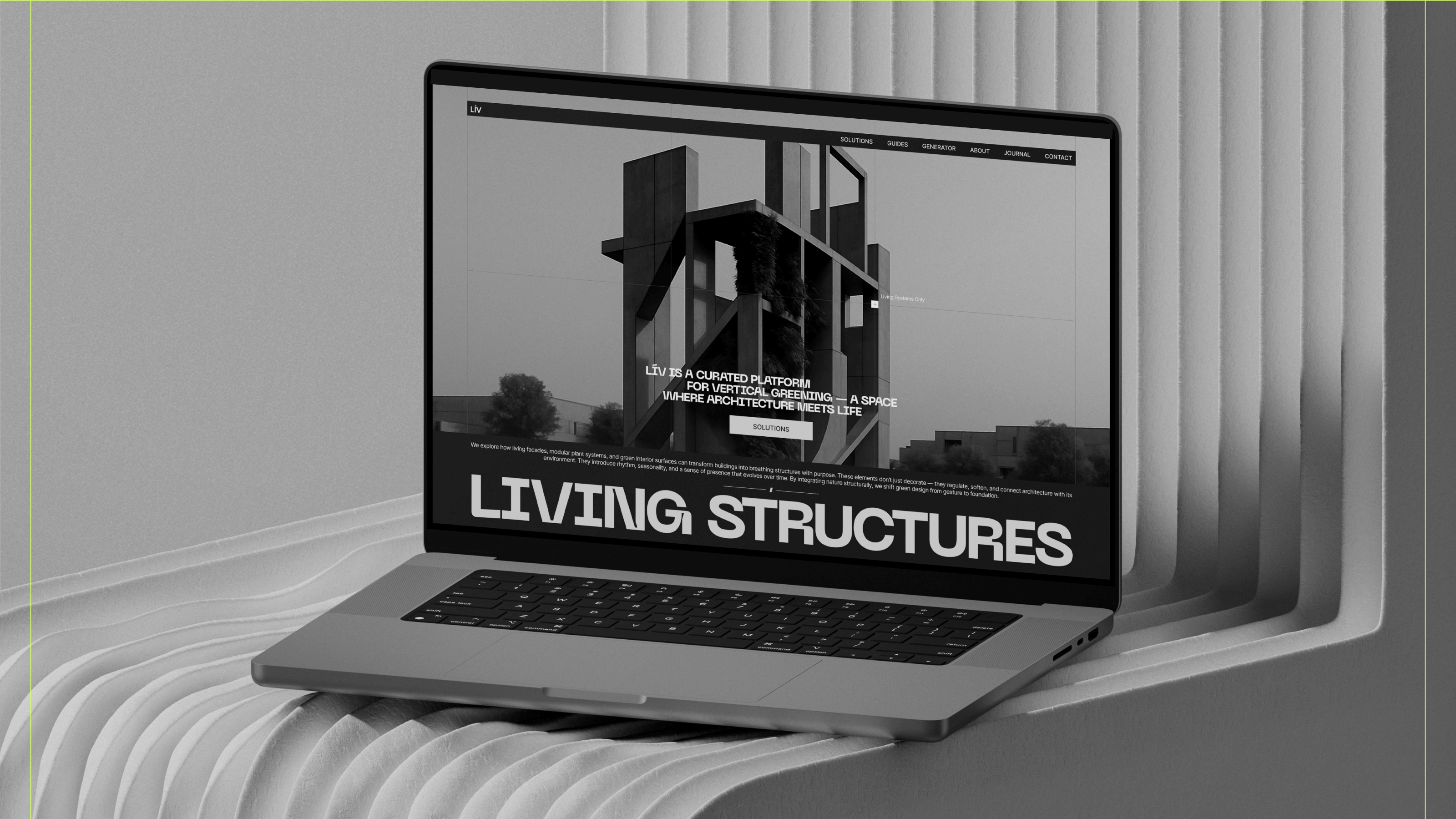 LÍV — Living Structures | Corporate Website — Изображение №6 — Интерфейсы на Dprofile