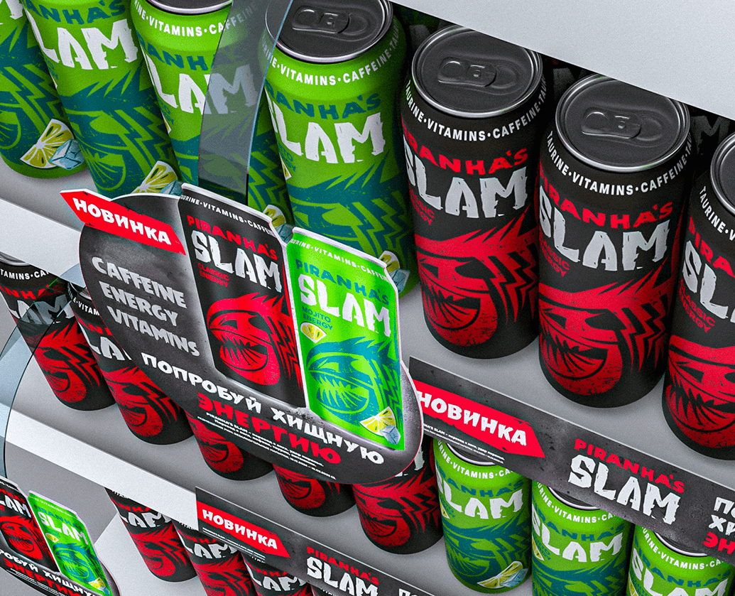 PIRANHA'S SLAM — Графика, Маркетинг на Dprofile