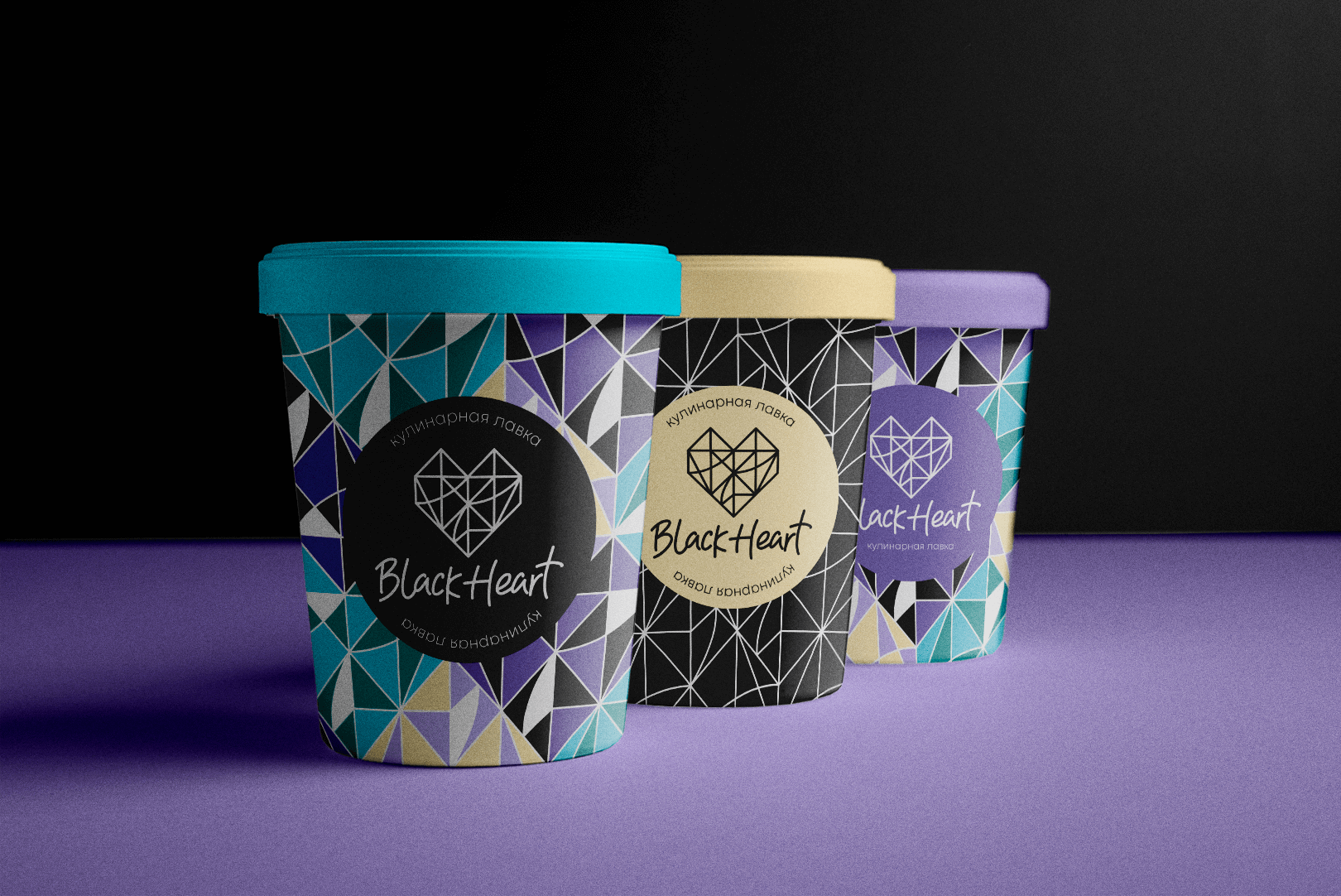 ПРОЦЕСС РАЗРАБОТКИ ЛОГО КУЛИНАРНОЙ ЛАВКИ "BLACK HEART". ВАР… — Изображение №16 — Брендинг на Dprofile