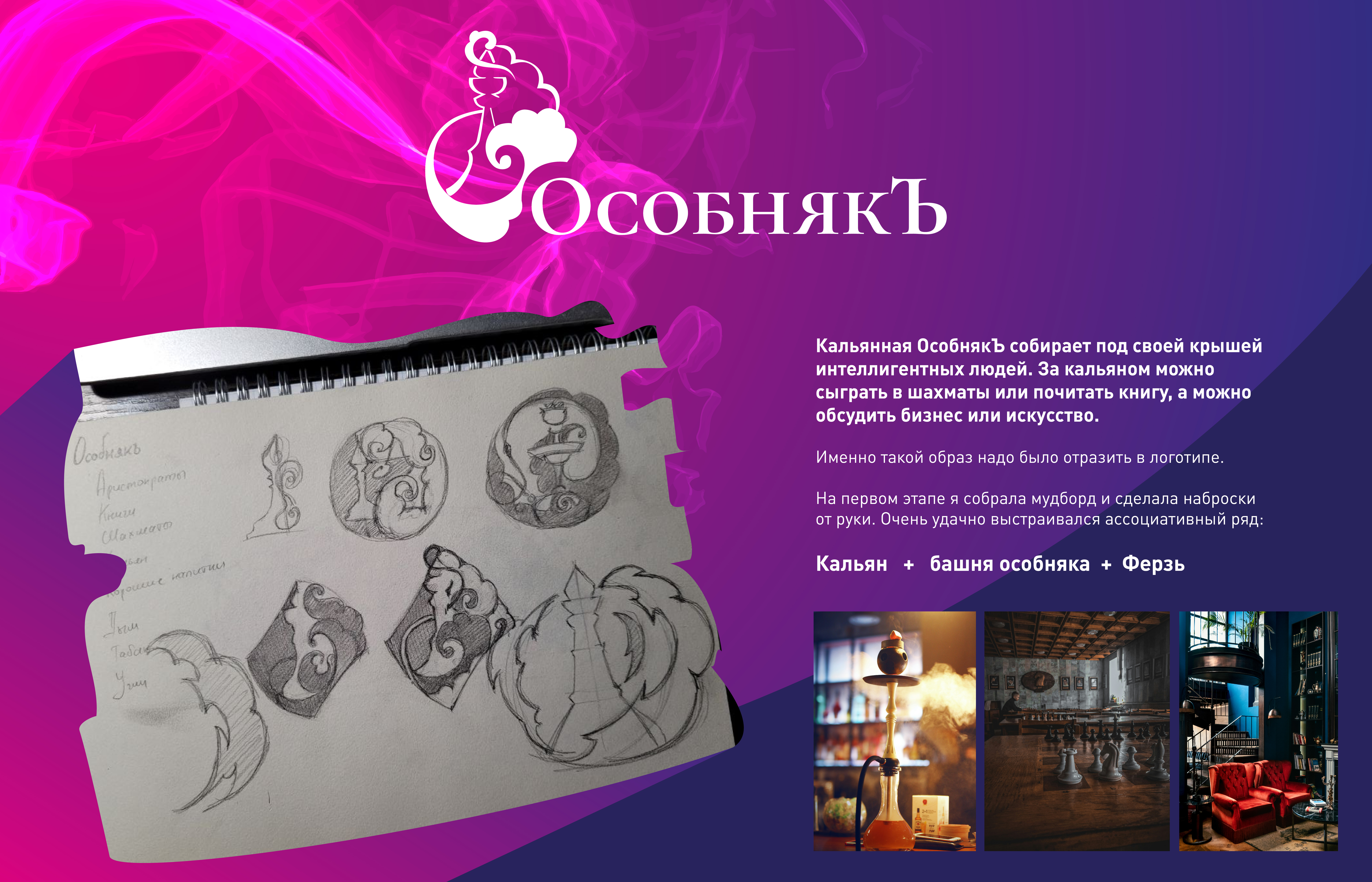 Кальянная ОсобнякЪ — Изображение №1 — Брендинг, Иллюстрация на Dprofile