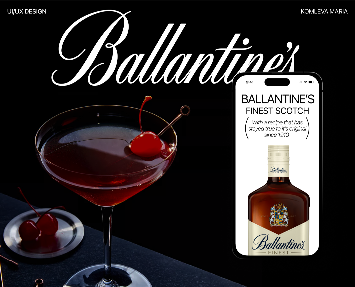 Ballantine’s — Интерфейсы, Графика на Dprofile