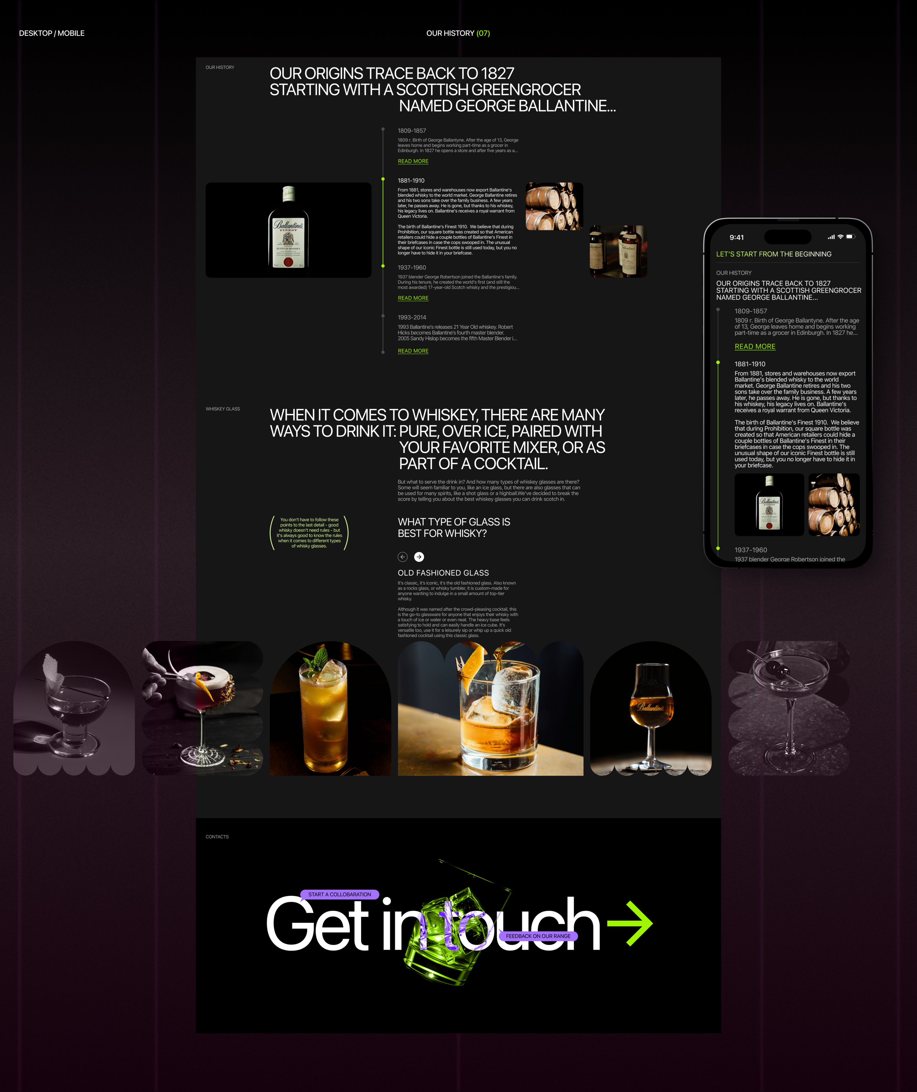 Ballantine’s — Изображение №17 — Интерфейсы, Графика на Dprofile