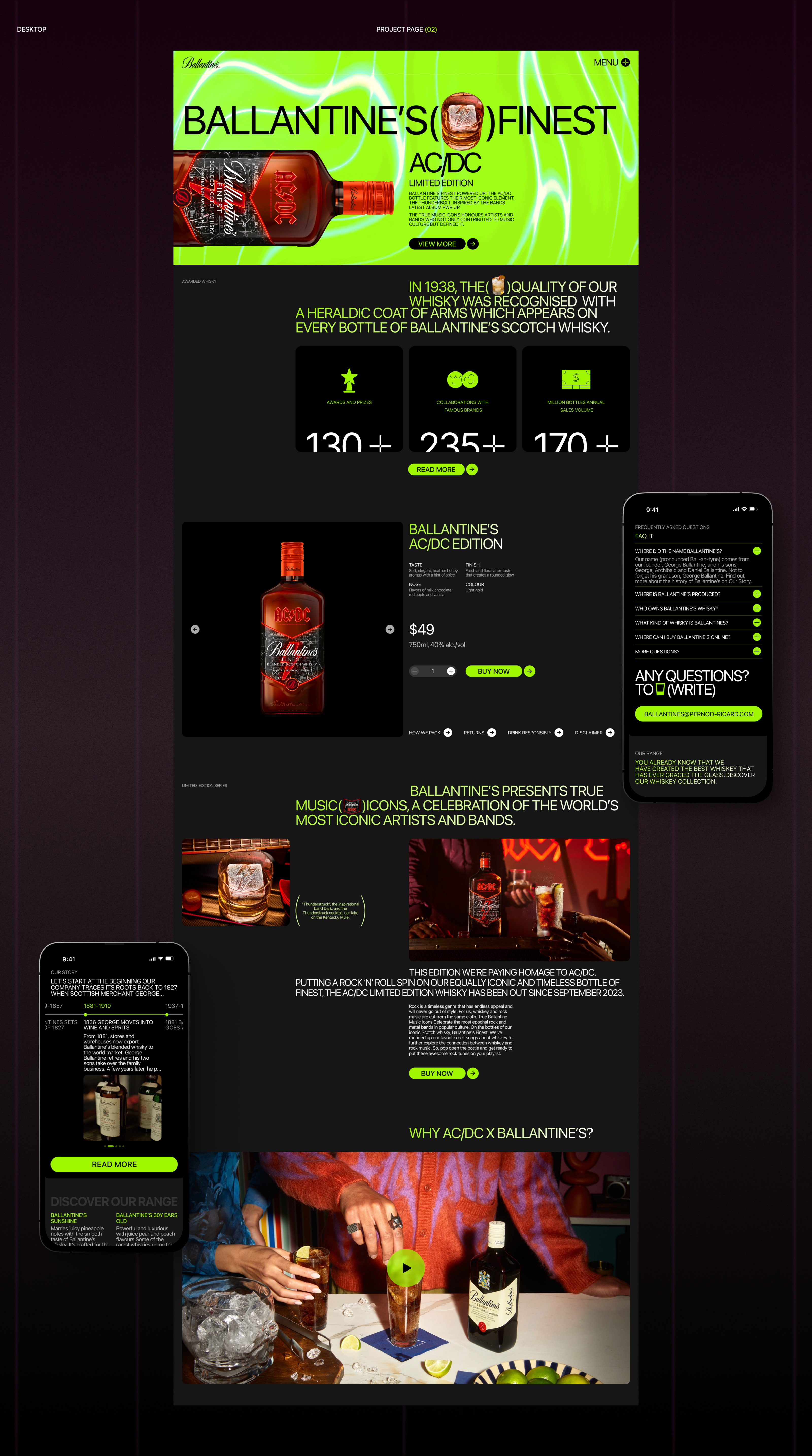 Ballantine’s — Изображение №7 — Интерфейсы, Графика на Dprofile