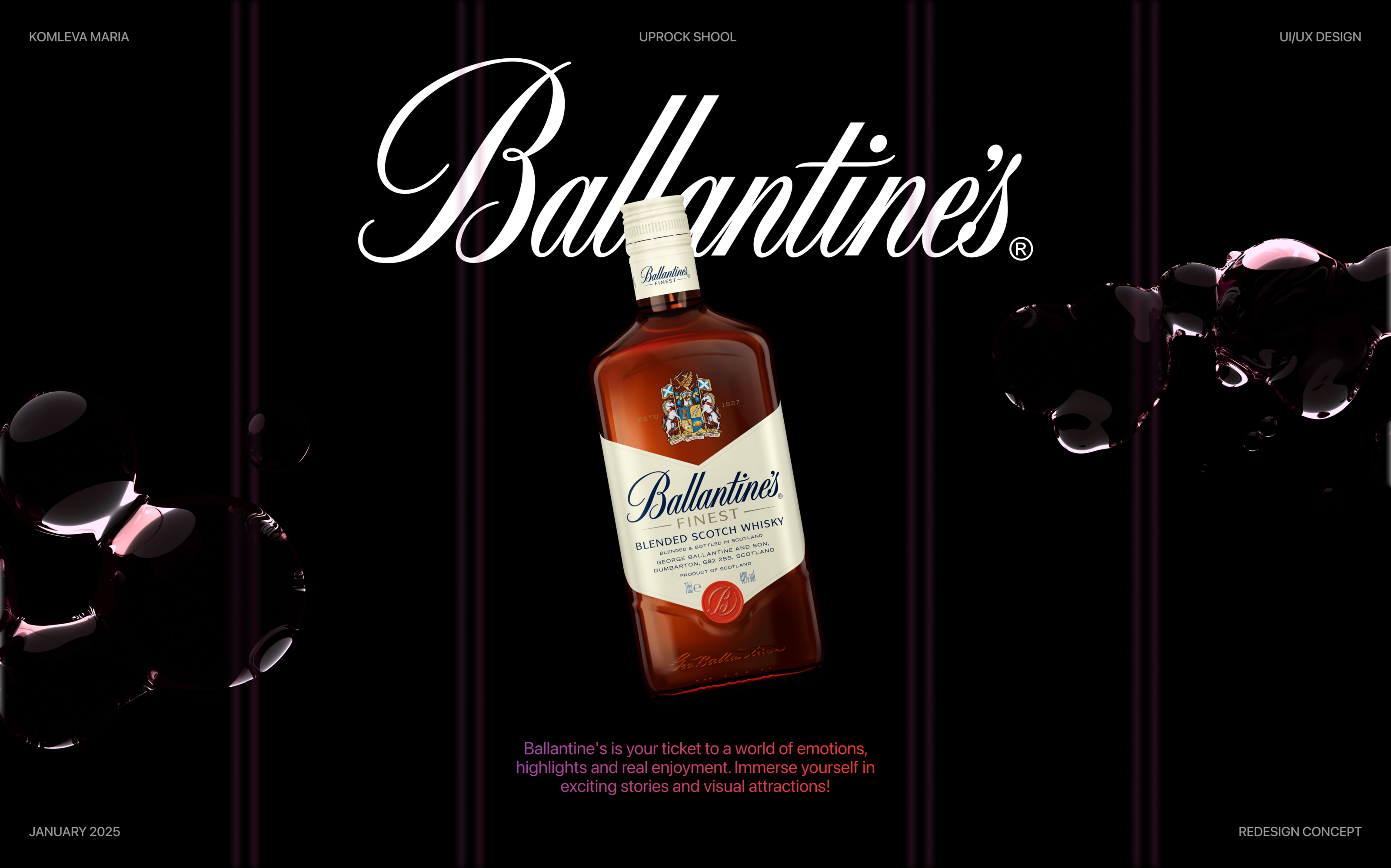 Ballantine’s — Изображение №1 — Интерфейсы, Графика на Dprofile