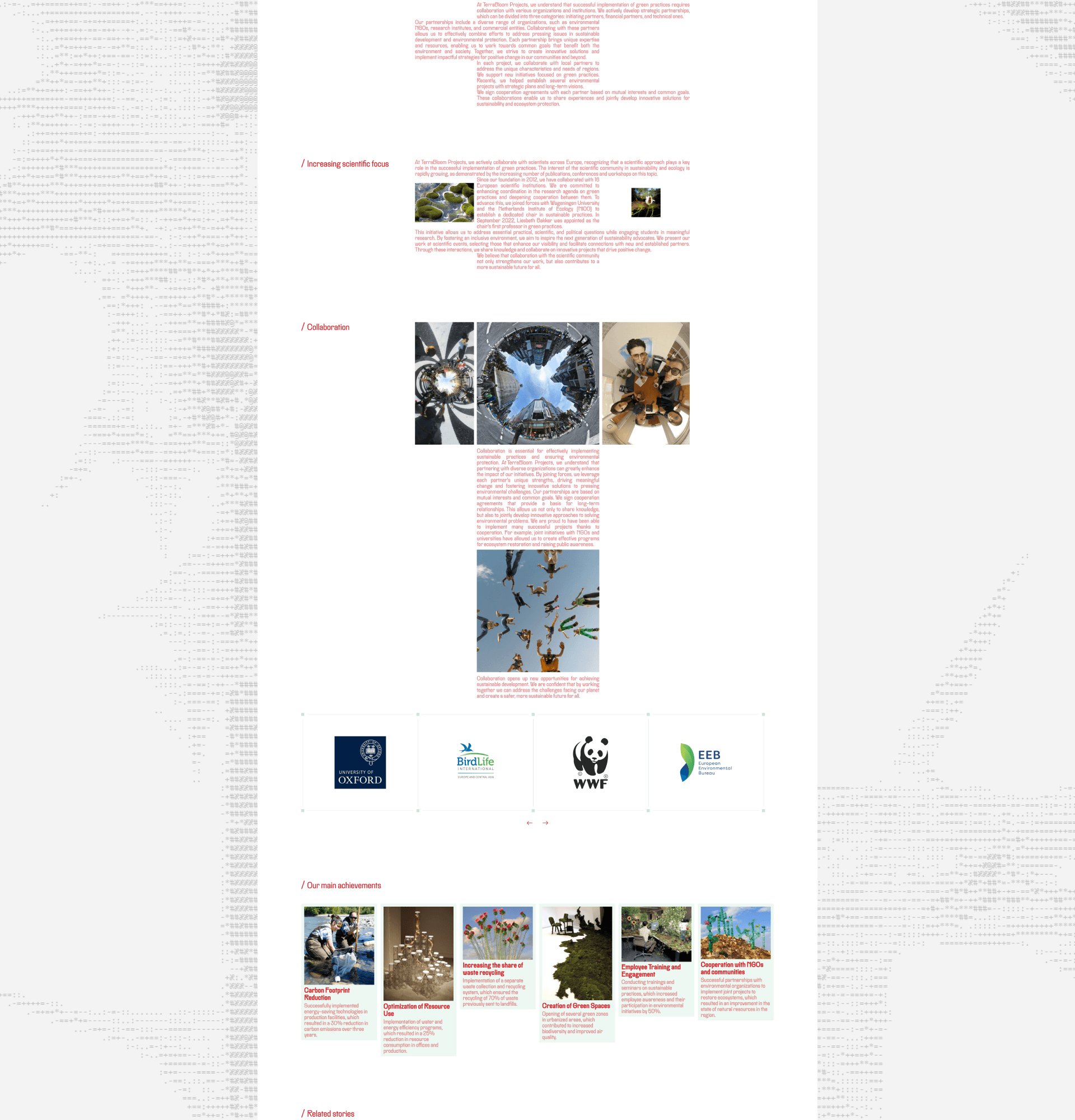 TerraBloom Projects | Corporate website — Изображение №8 — Интерфейсы на Dprofile