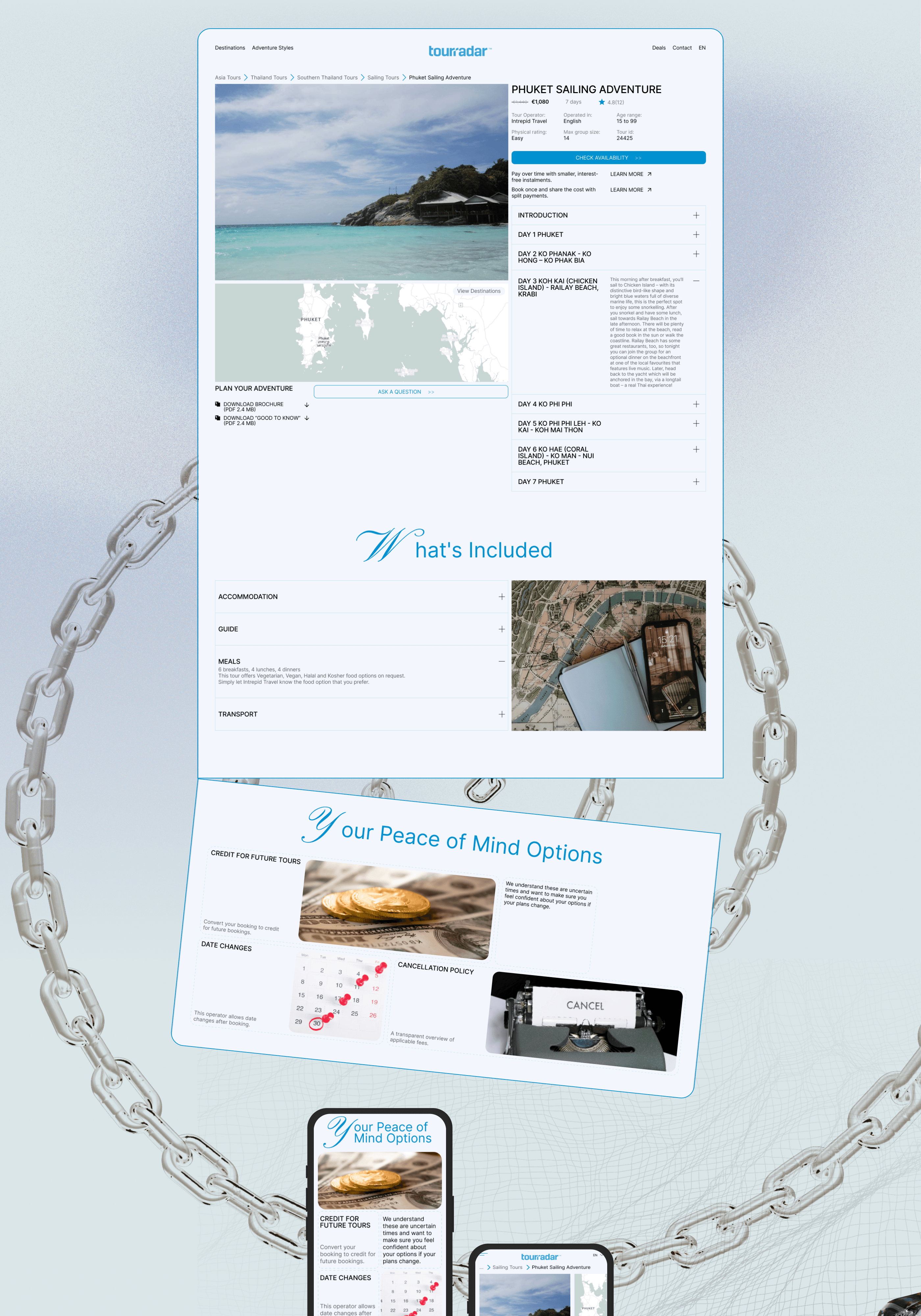 TourRadar | Redesign — Изображение №6 — Интерфейсы на Dprofile