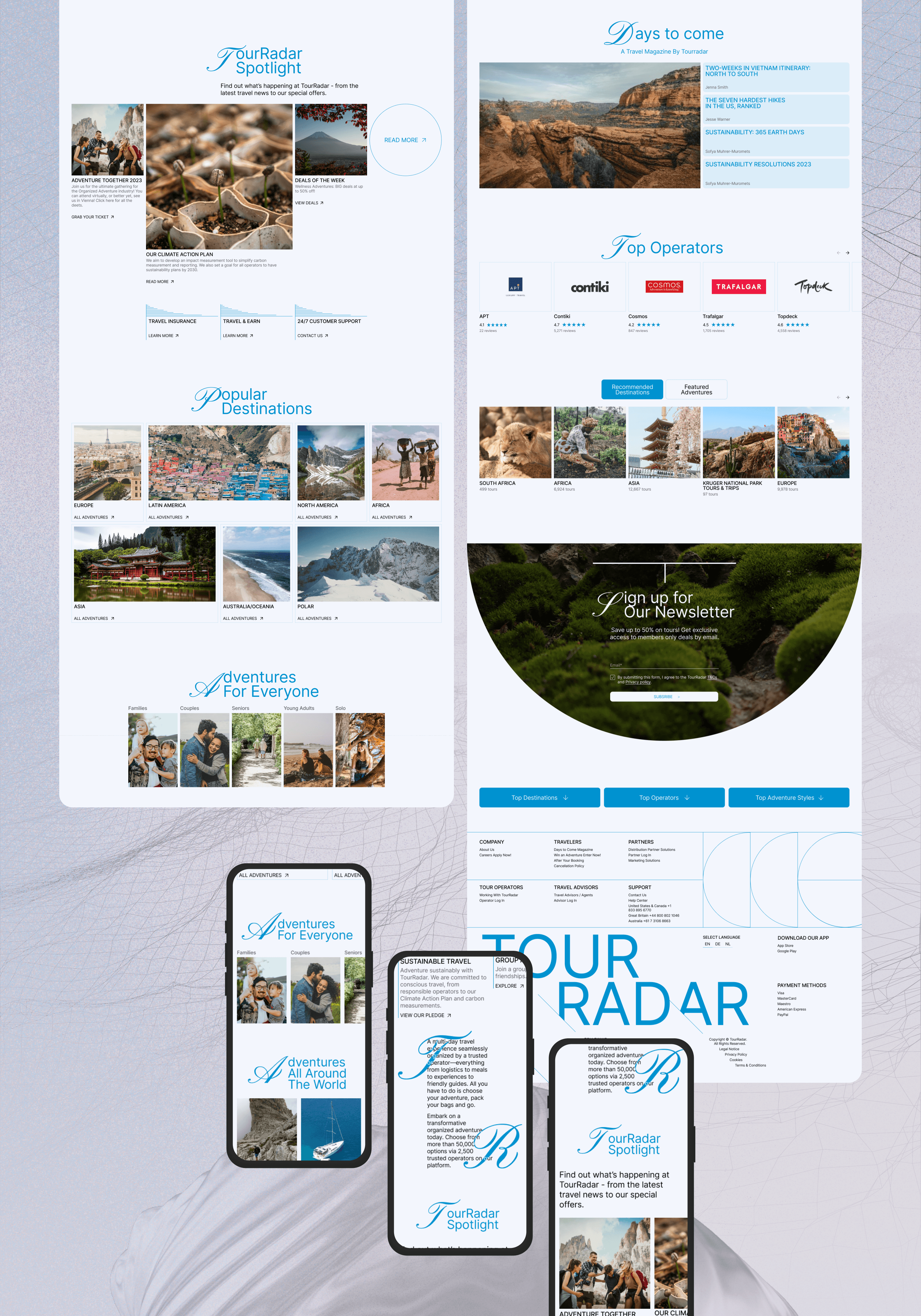 TourRadar | Redesign — Изображение №2 — Интерфейсы на Dprofile